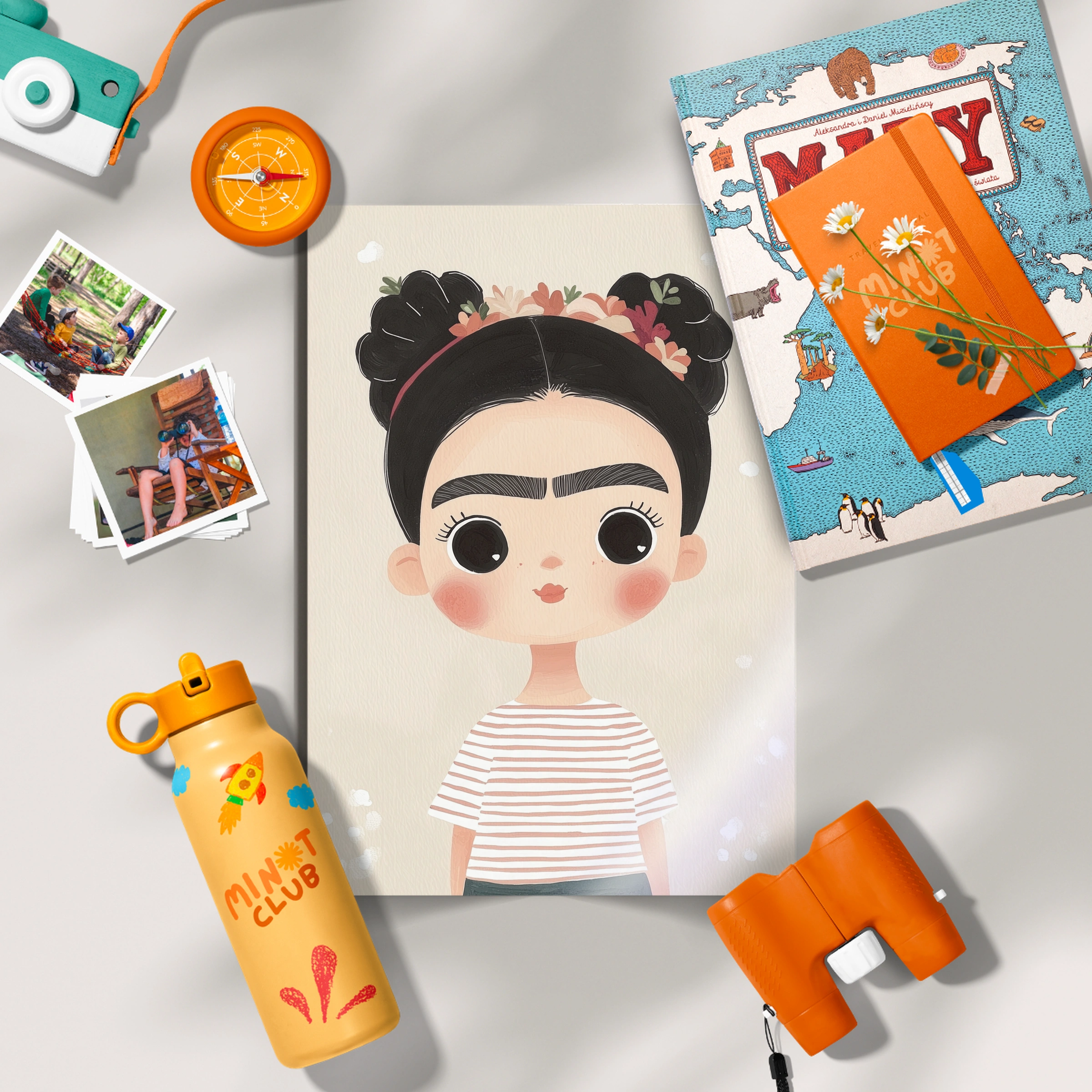 Little Artist Girl Nursery Print