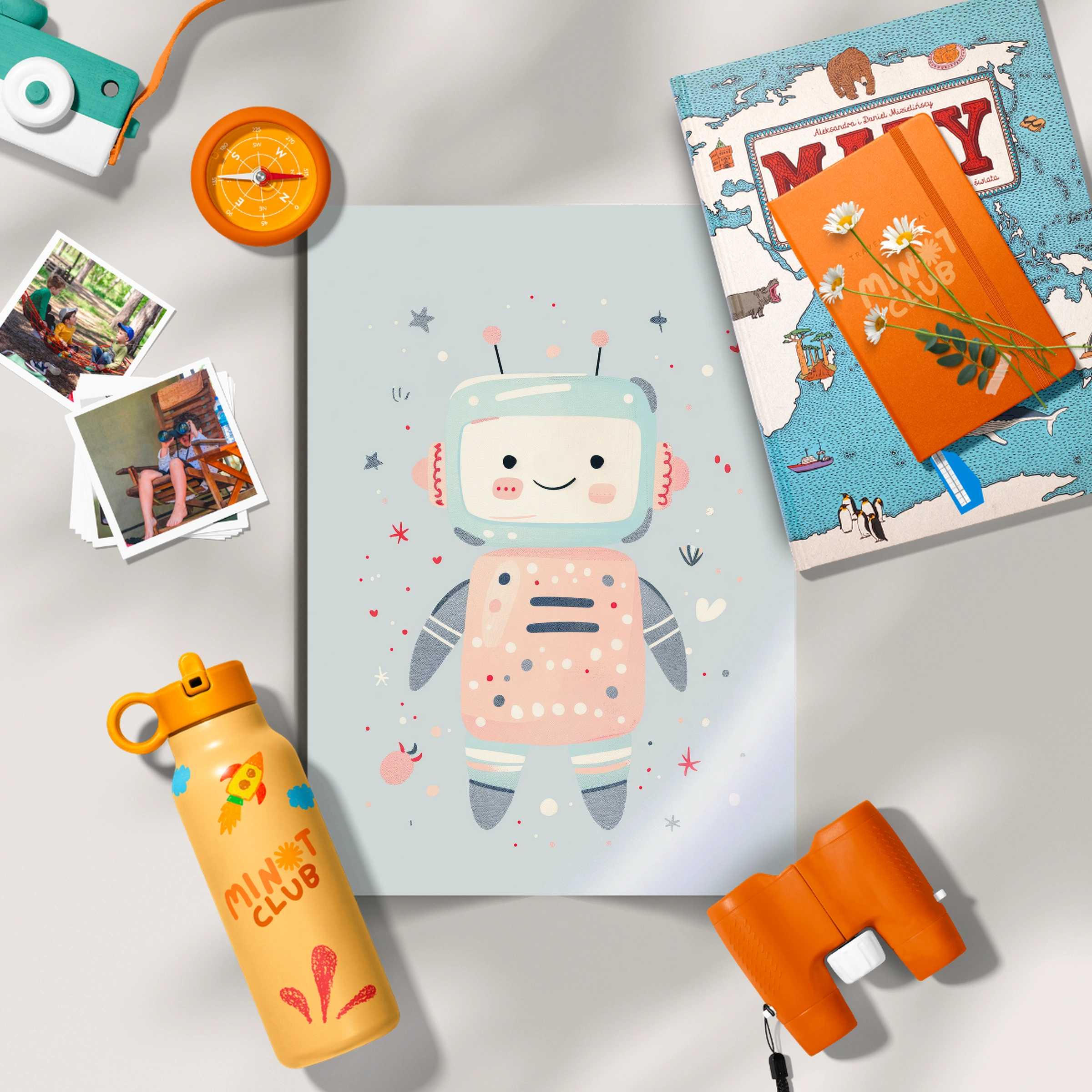 Little Astronaut Nursery Print