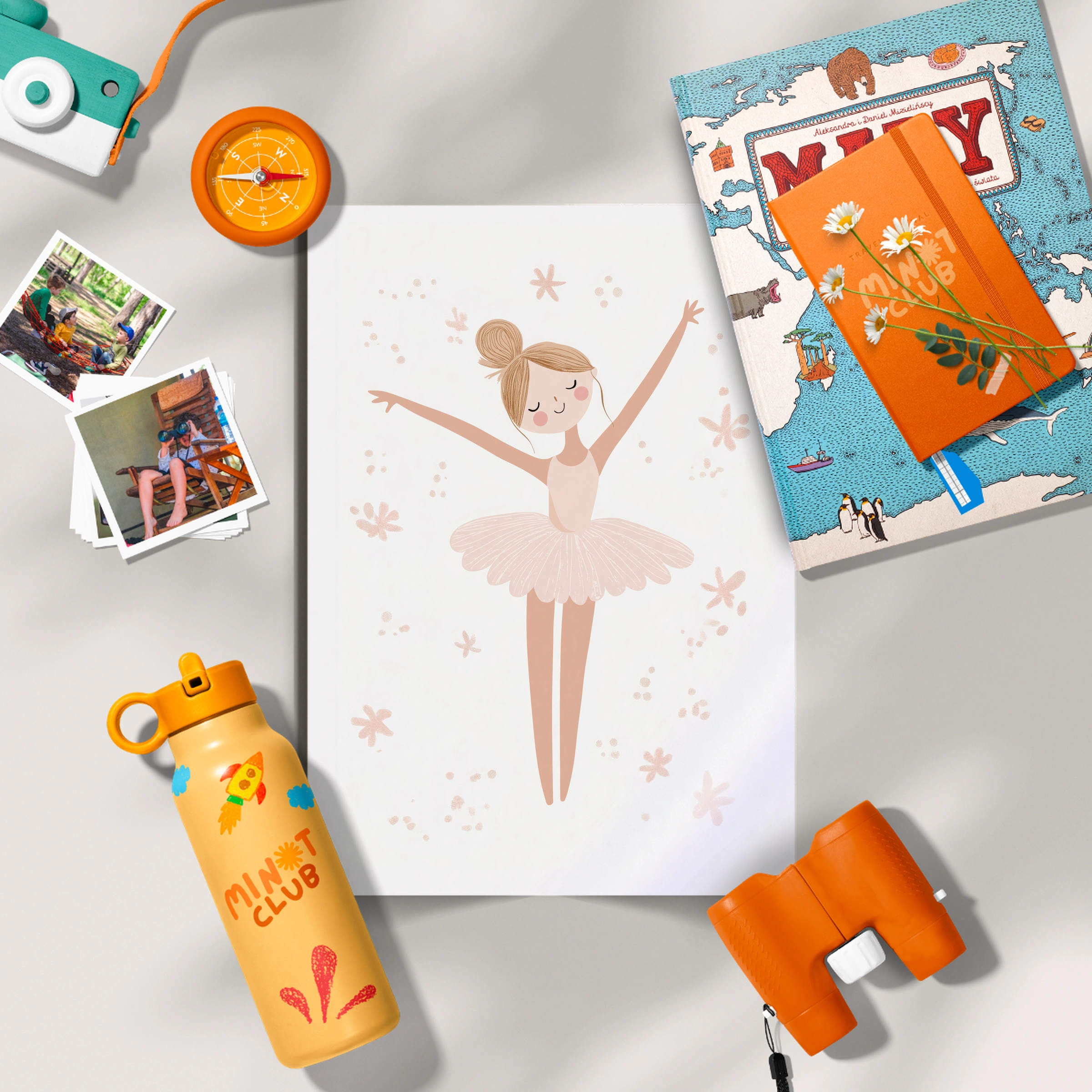 Little Ballerina Nursery Print