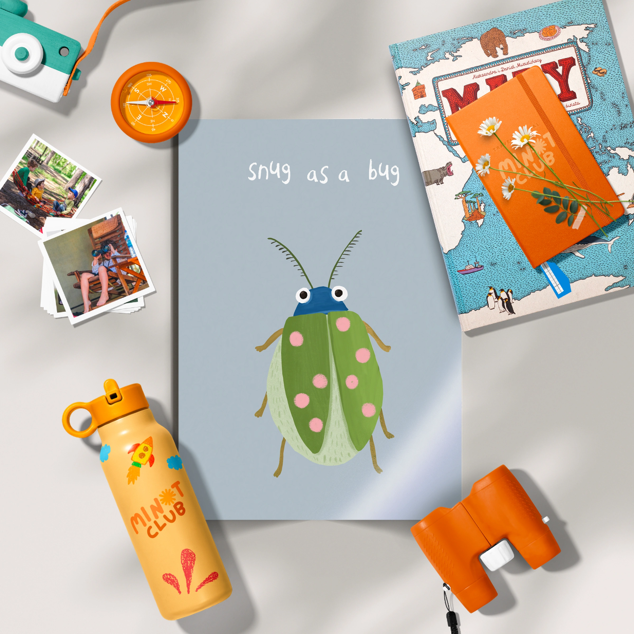 Little Beetle Nursery Print