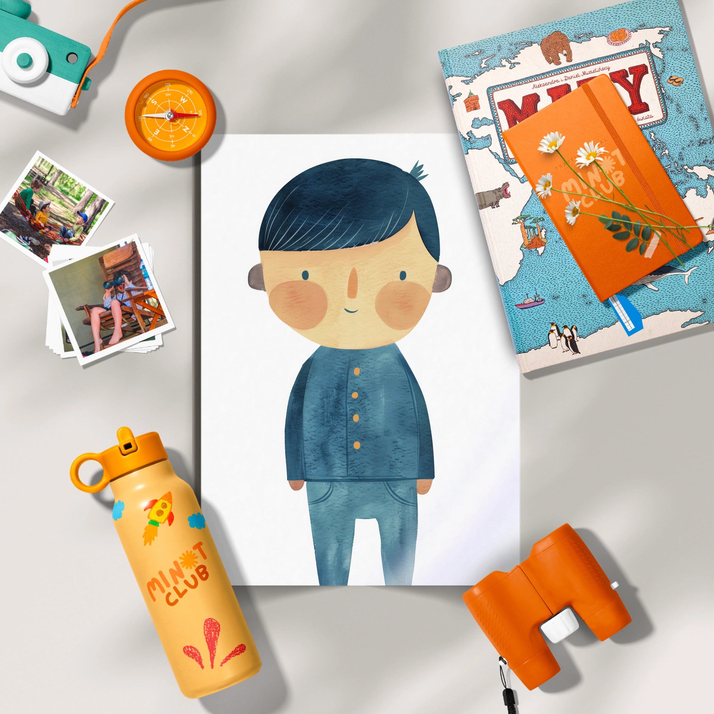 Little Boy in Blue Nursery Print