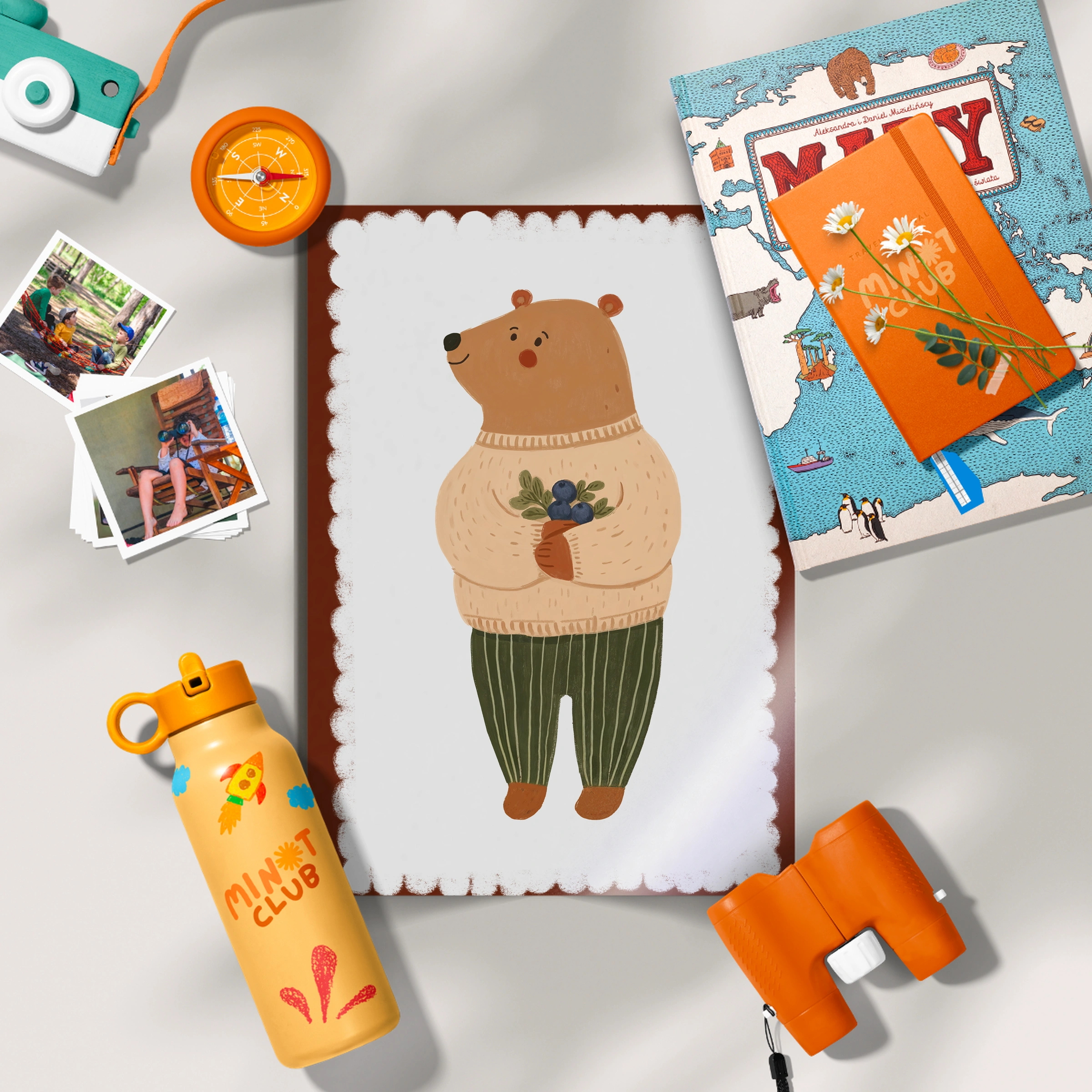 Little Capybara Nursery Print
