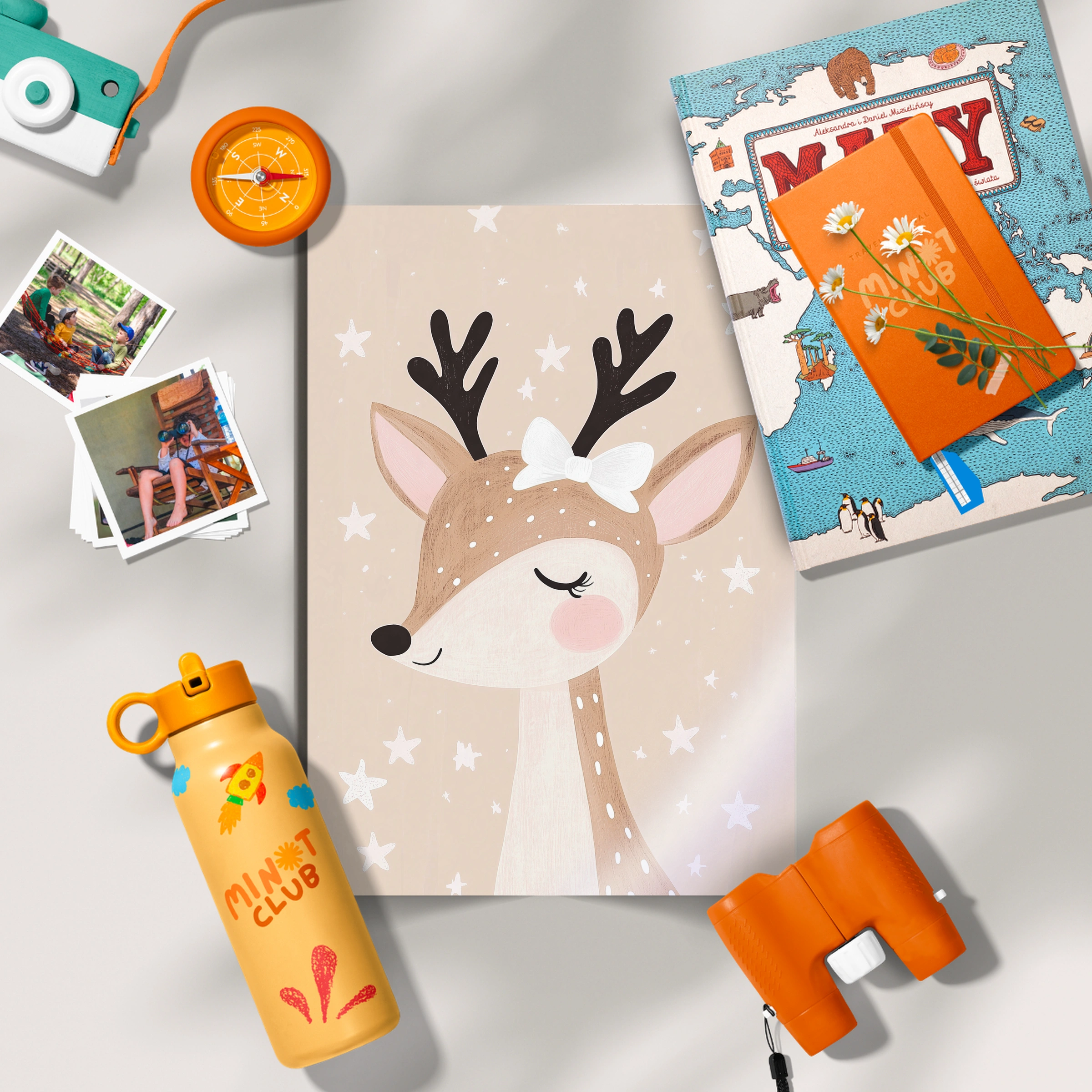 Little Deer Nursery Print