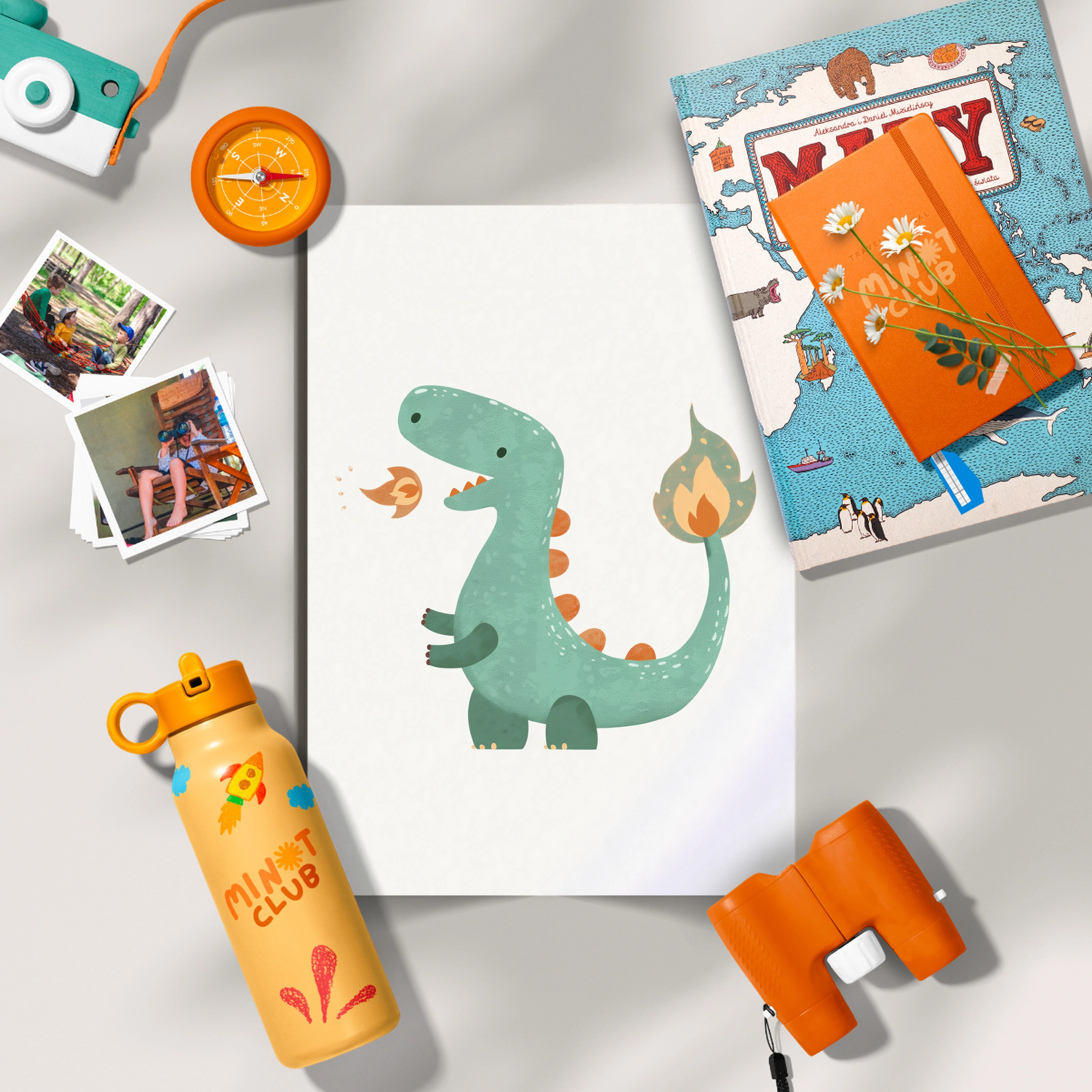 Little Dragon Nursery Print