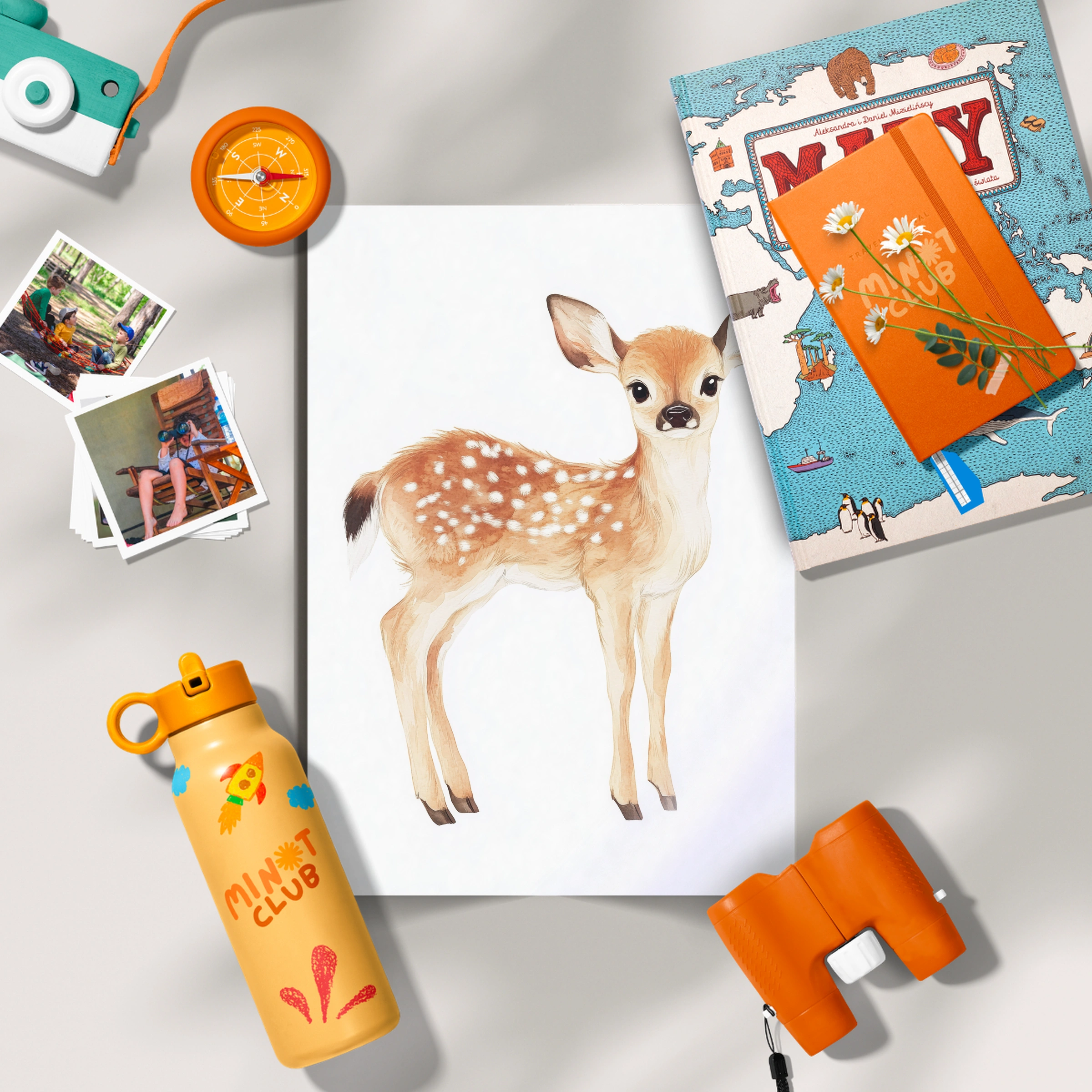 Little Fawn Nursery Print