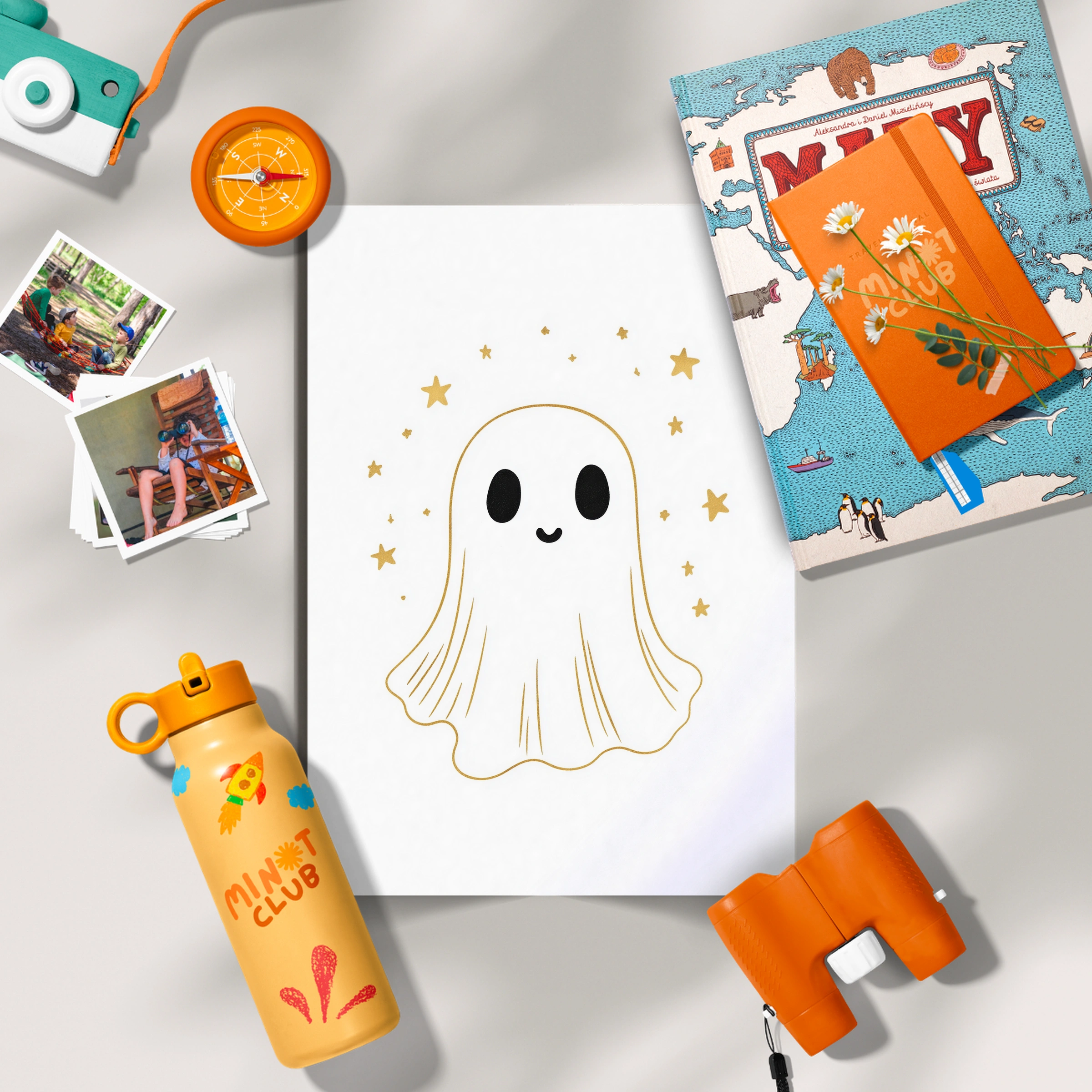 Little Ghost Nursery Print