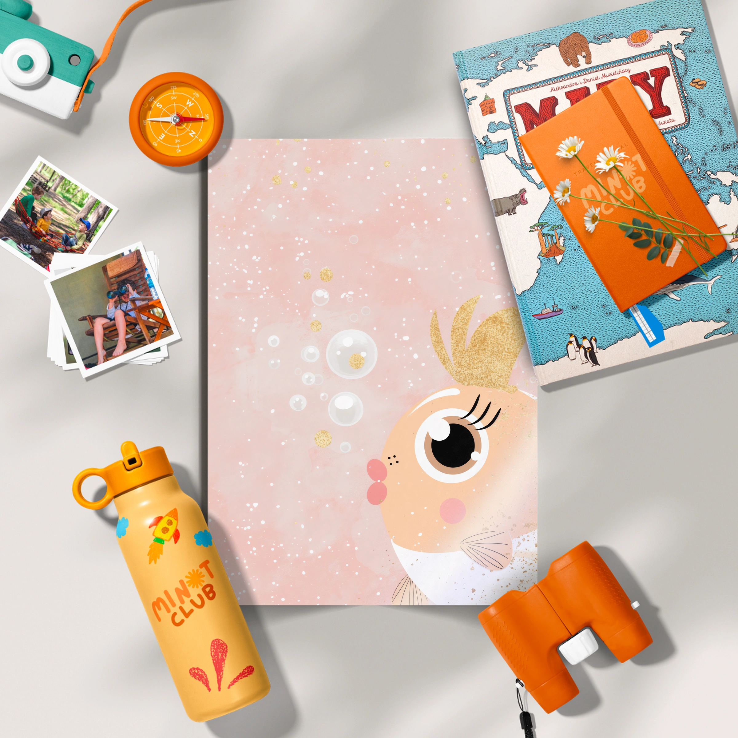 Little Goldfish Nursery Print