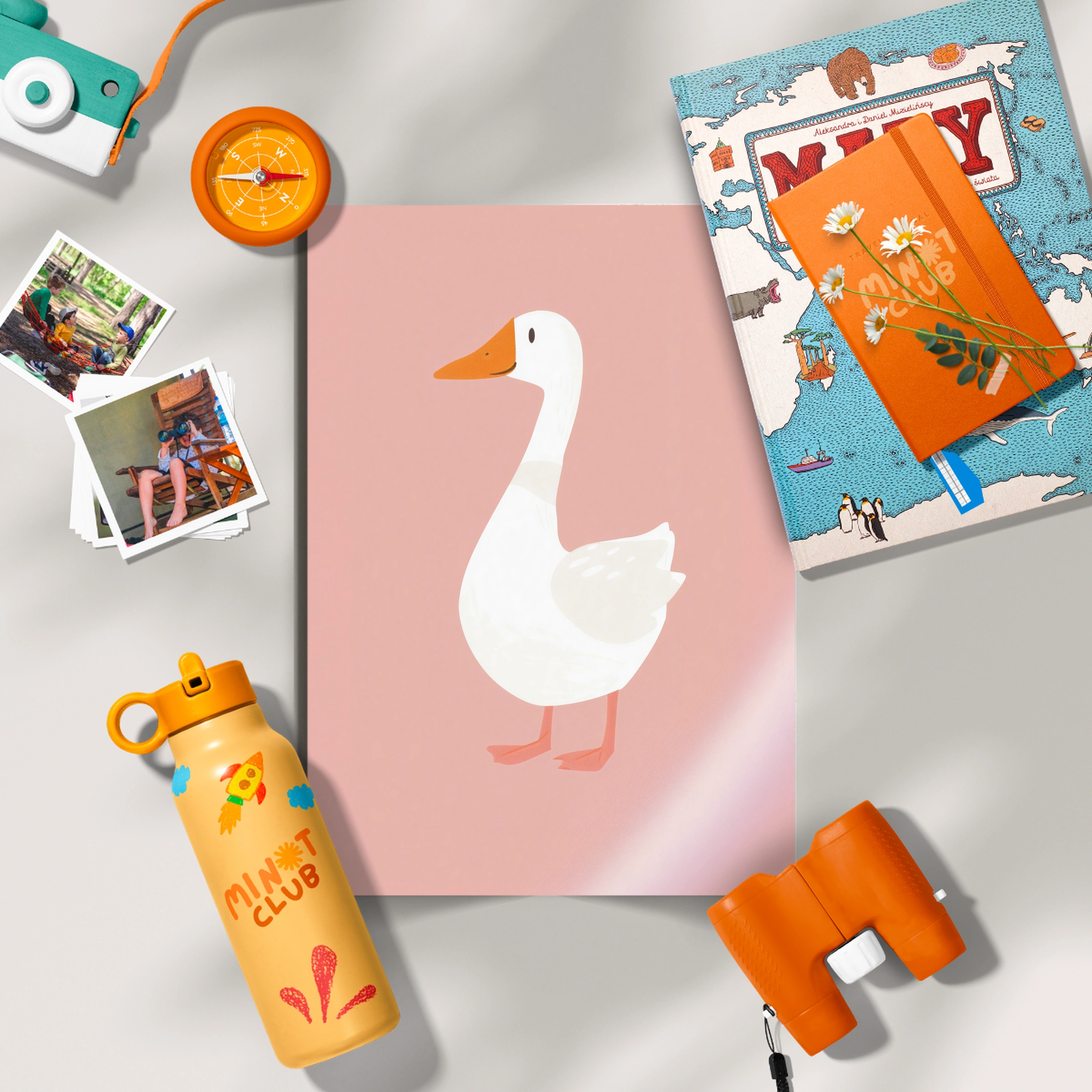 Little Goose Nursery Print