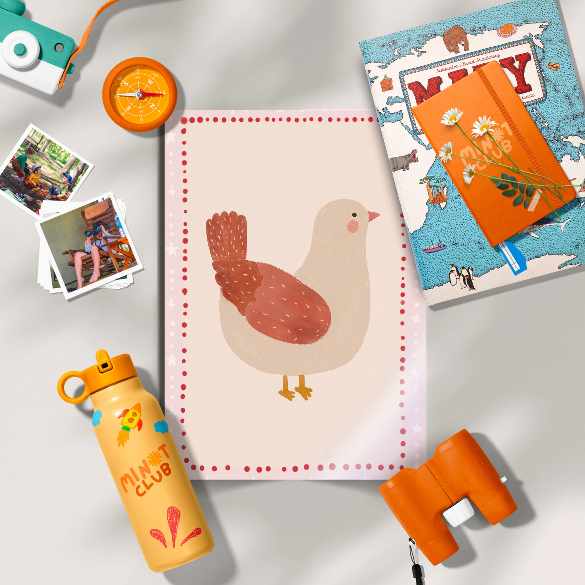 Little Hen Nursery Print