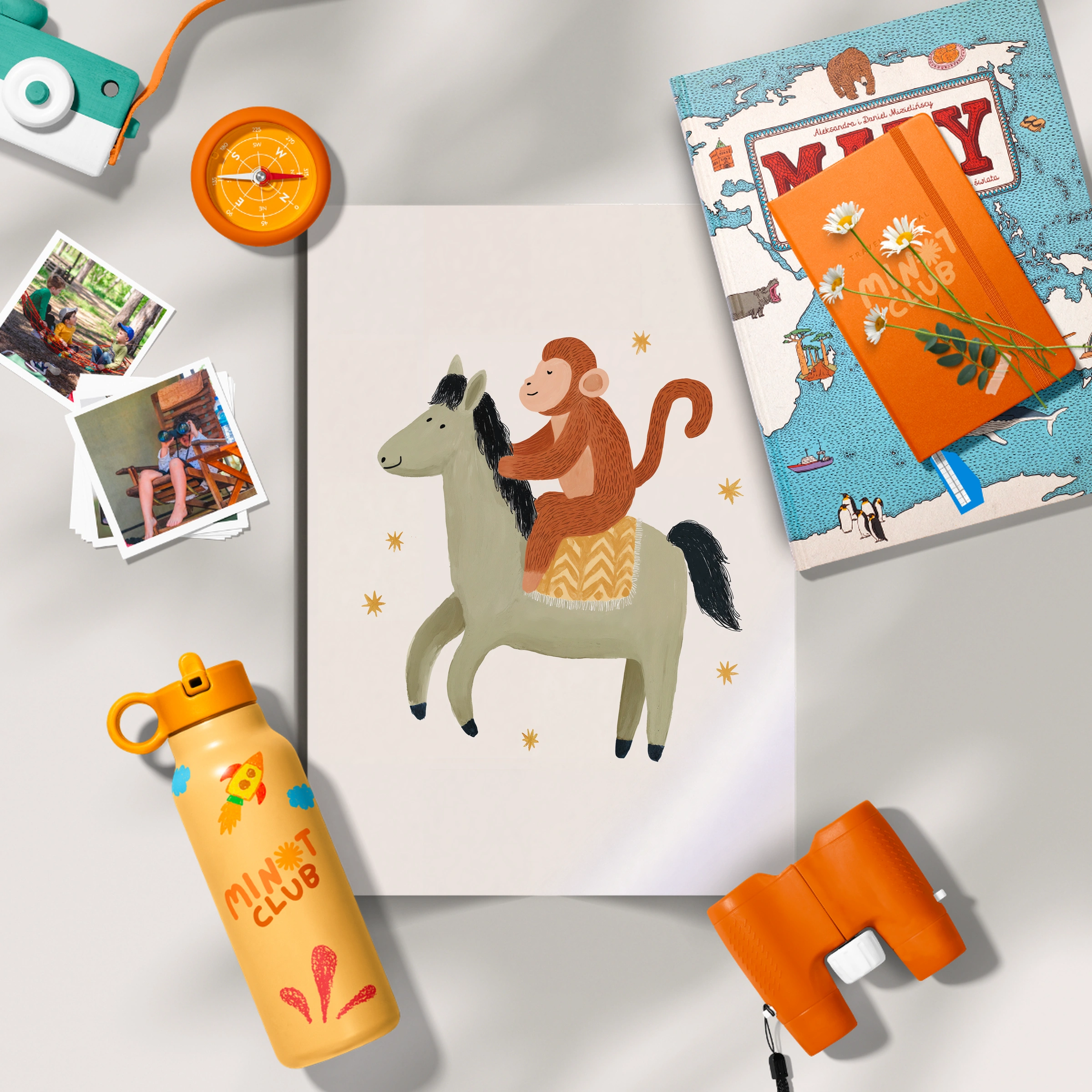 Little Horse Rider Nursery Print