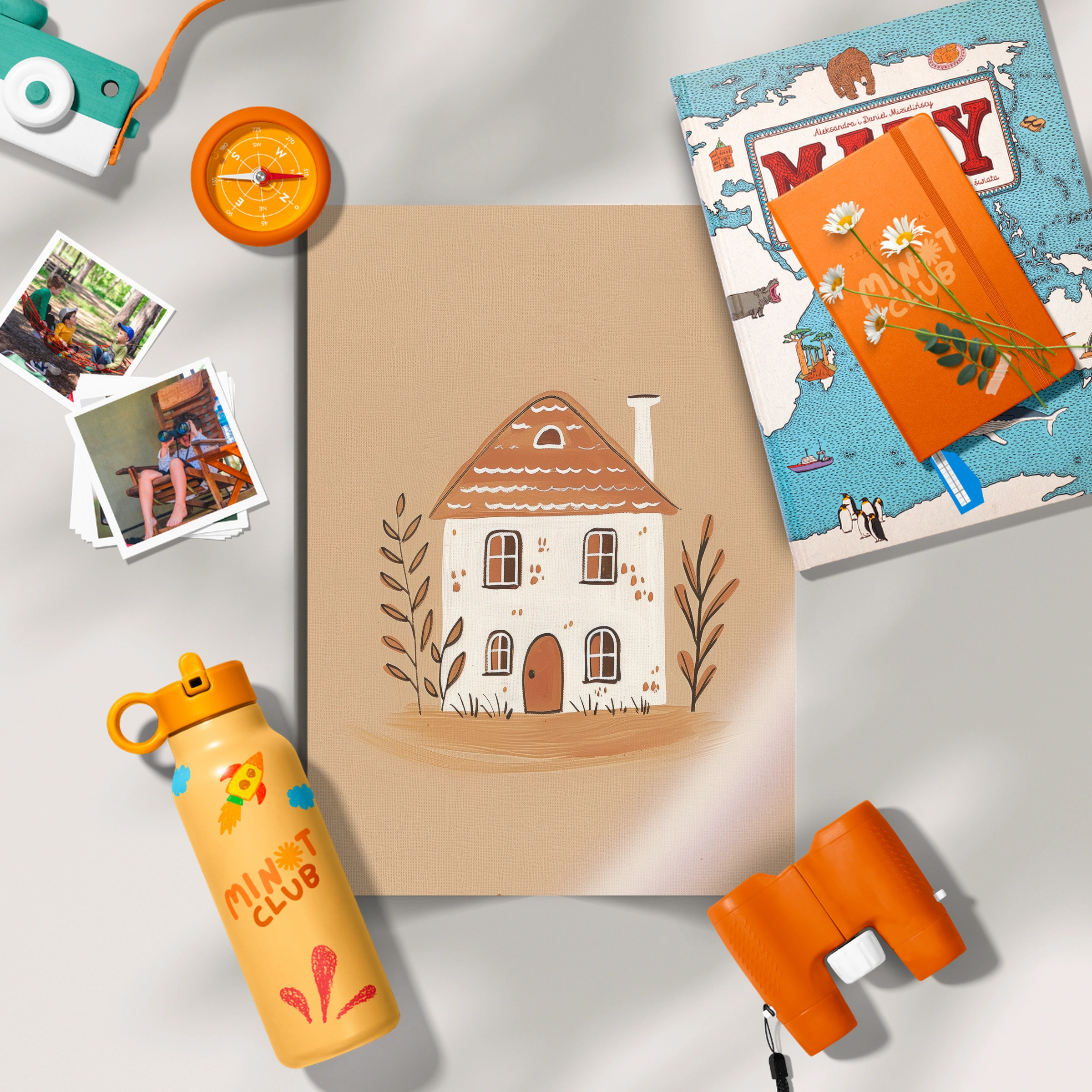 Little House Nursery Print