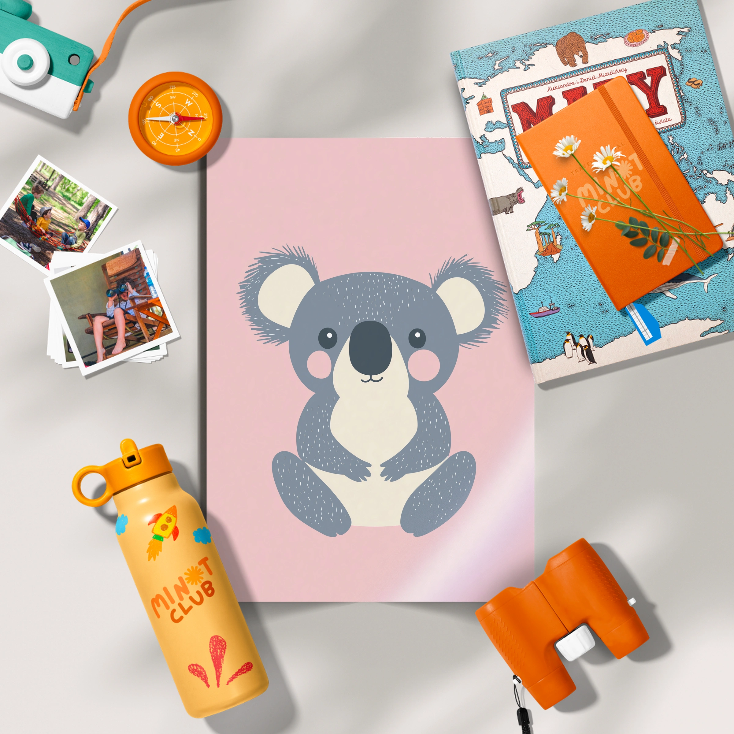 Little Koala Nursery Print