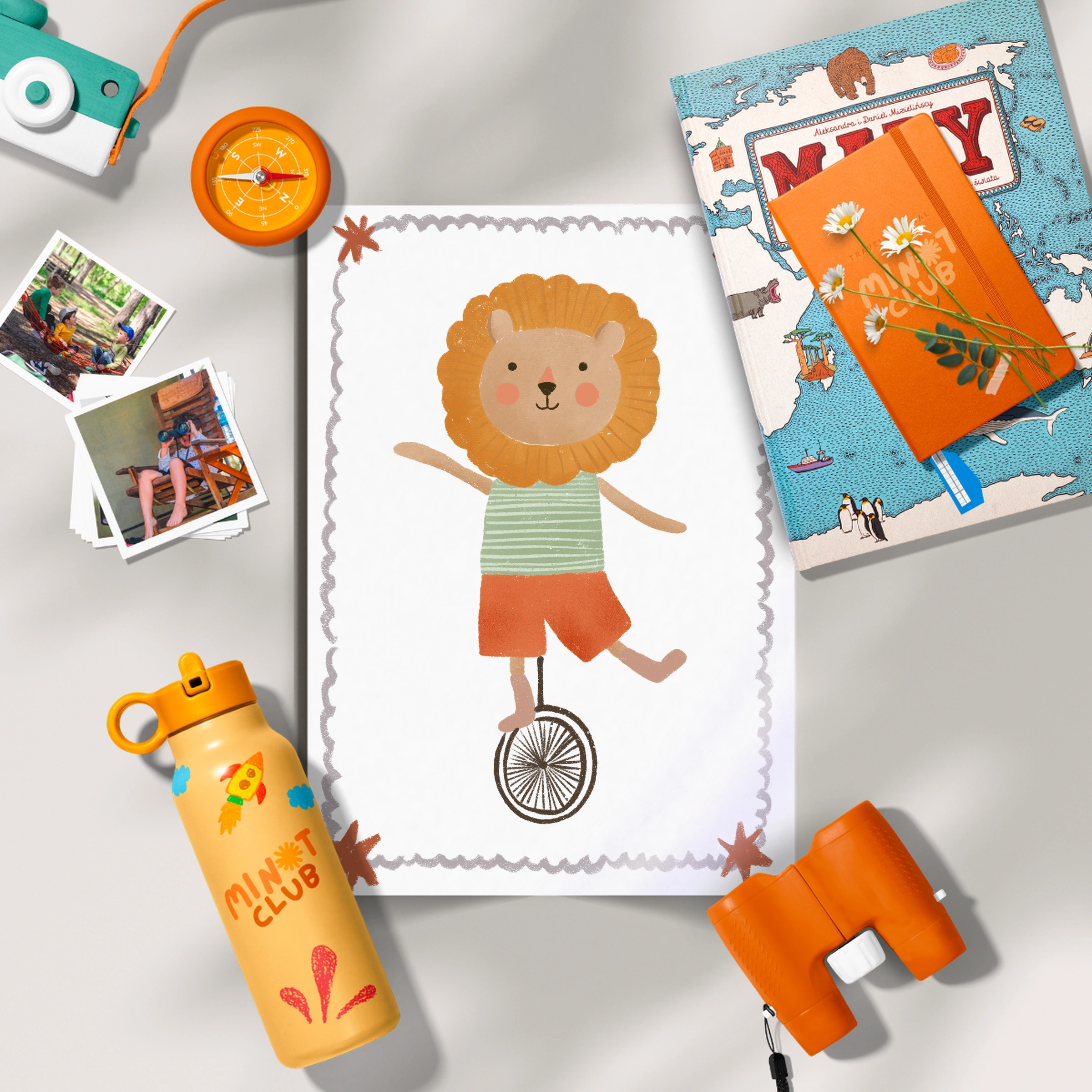 Little Lion Boy Nursery Print