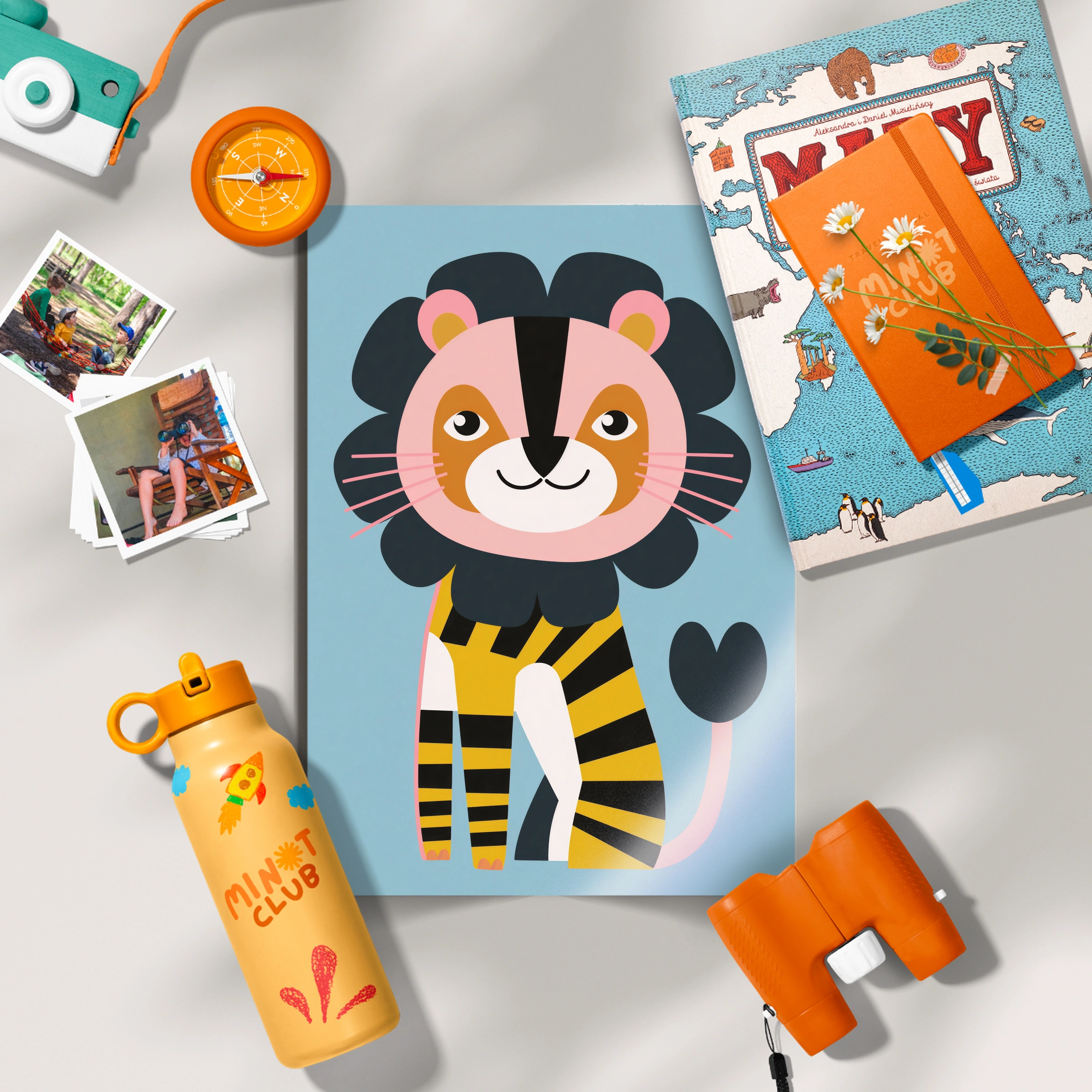 Little Lion Nursery Print