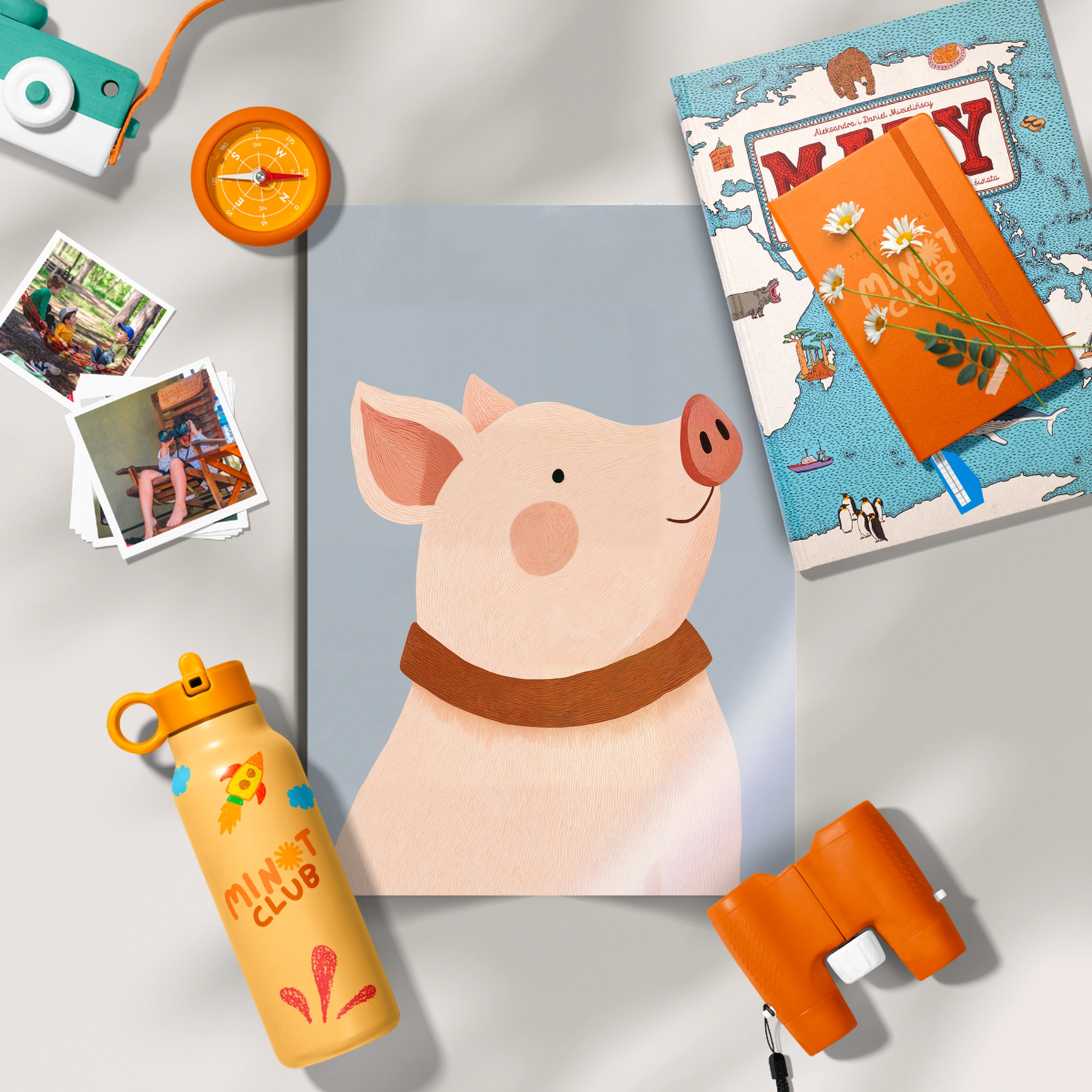 Little Pig Nursery Print