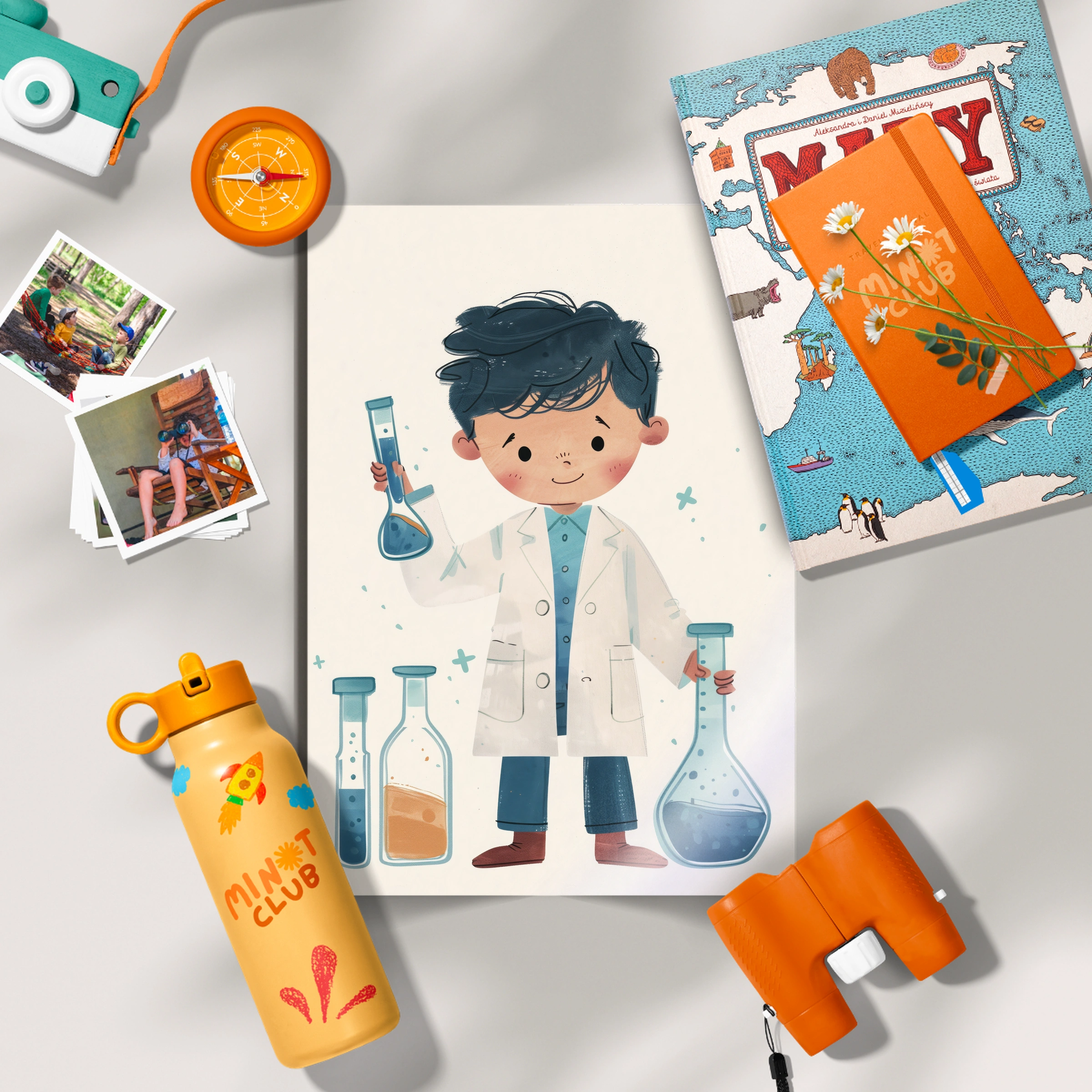 Little Scientist Nursery Print