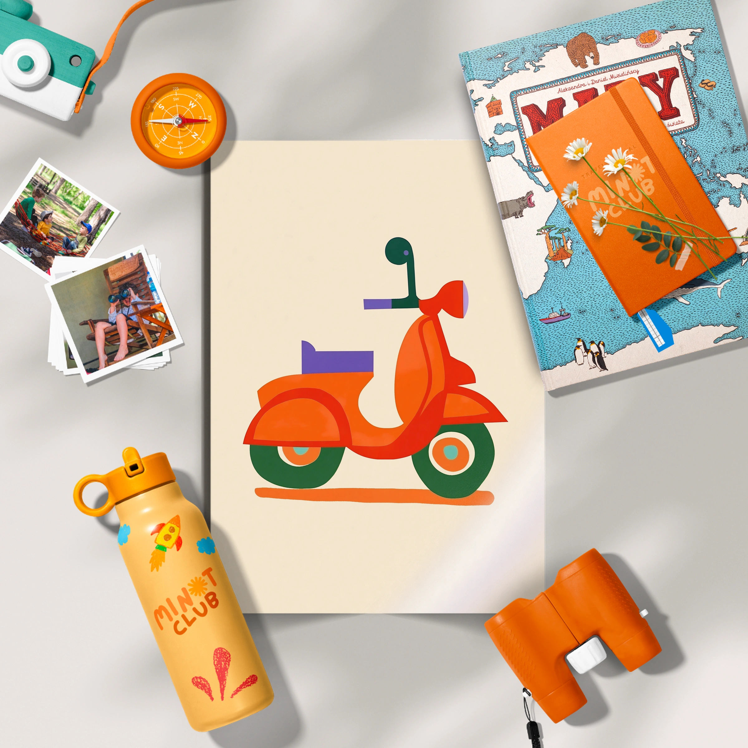 Little Scooter Nursery Print