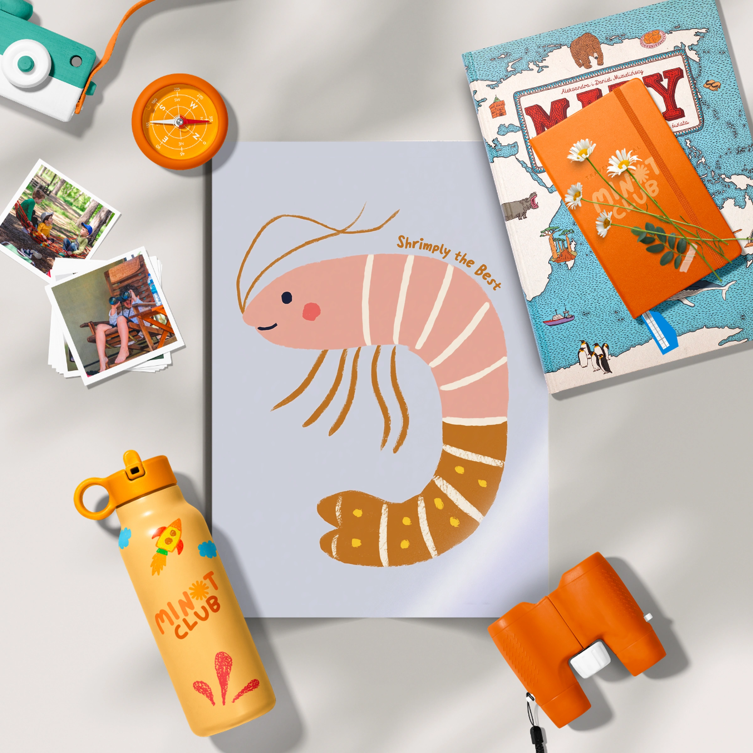 Little Shrimp Nursery Print
