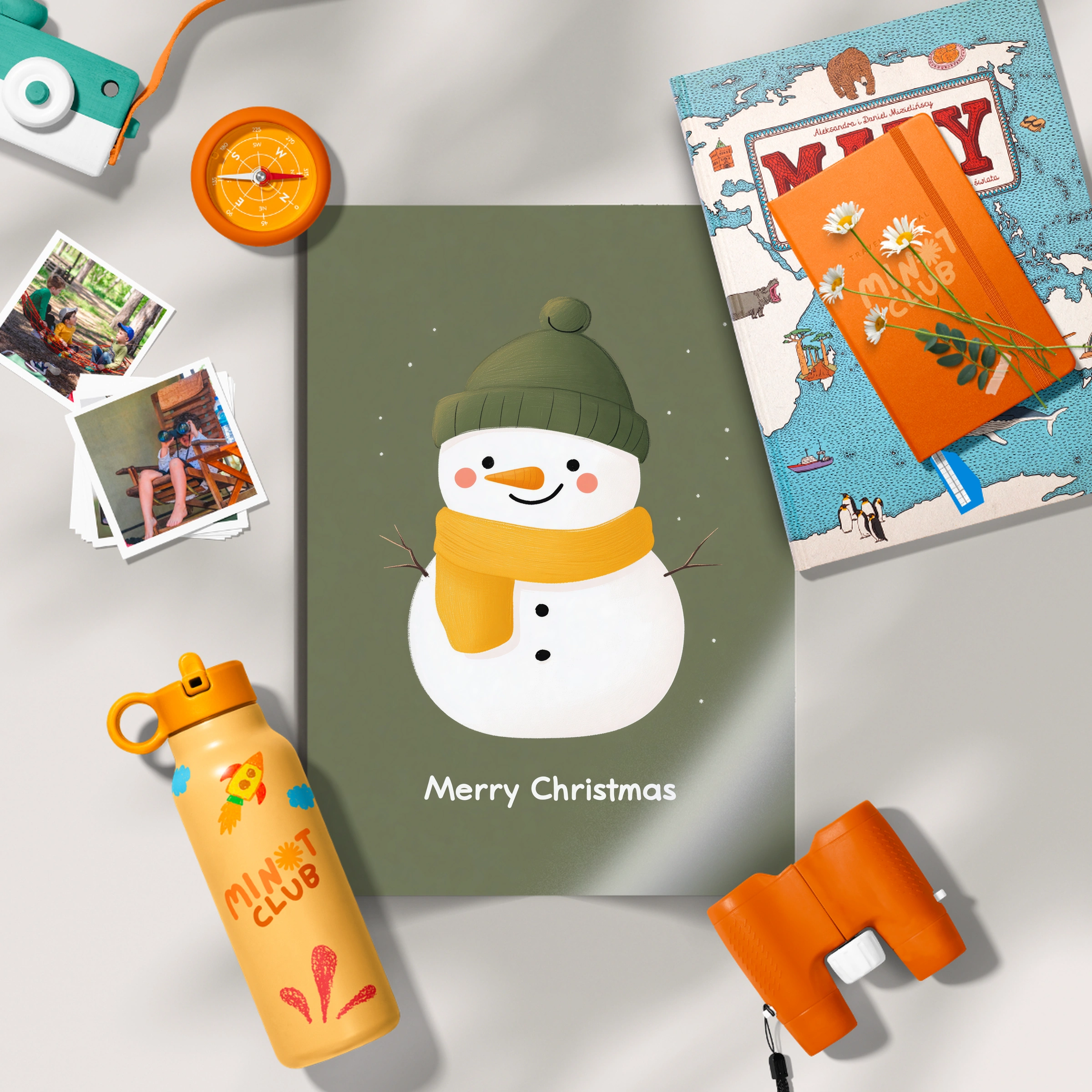 Little Snowman Christmas Print