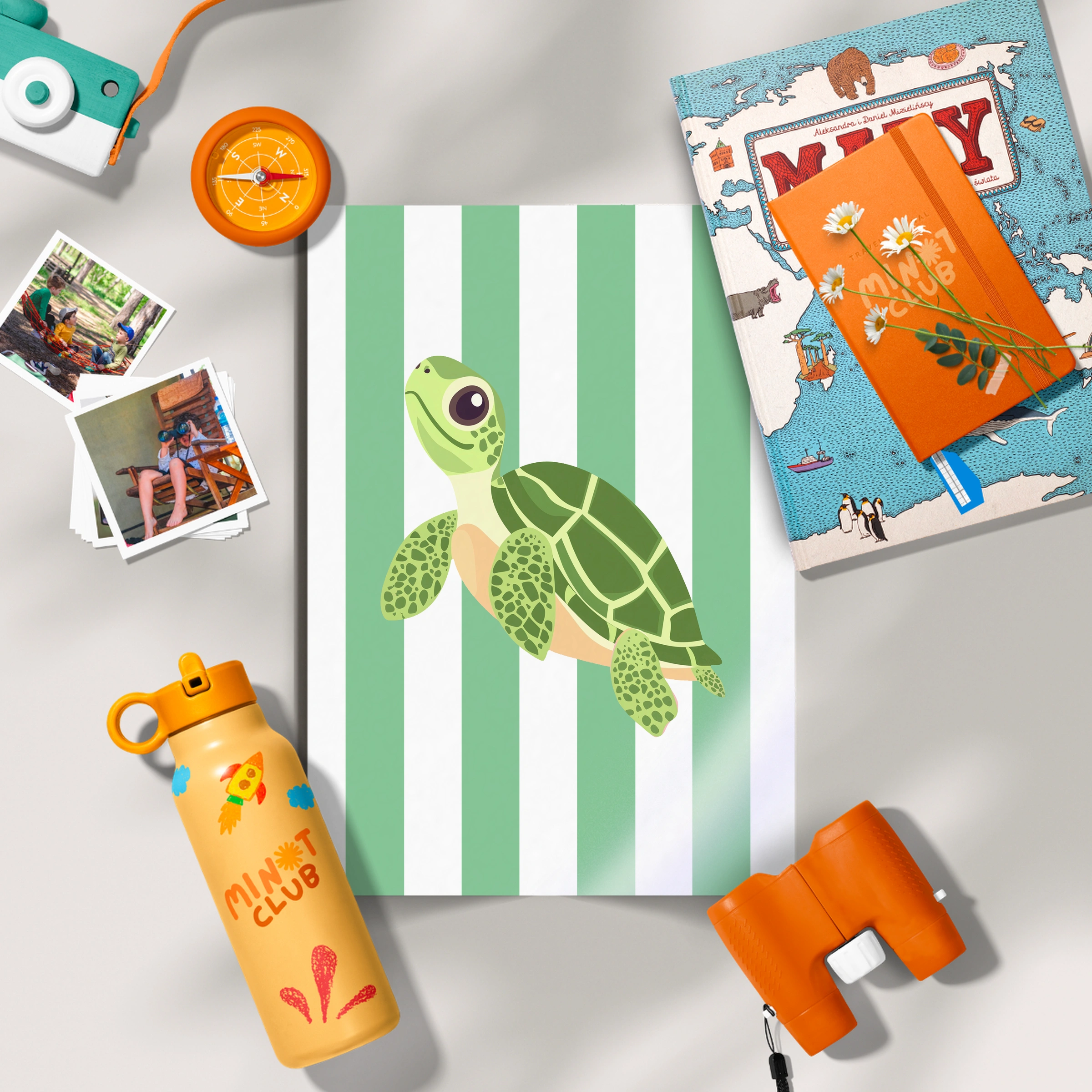 Little Turtle Nursery Print