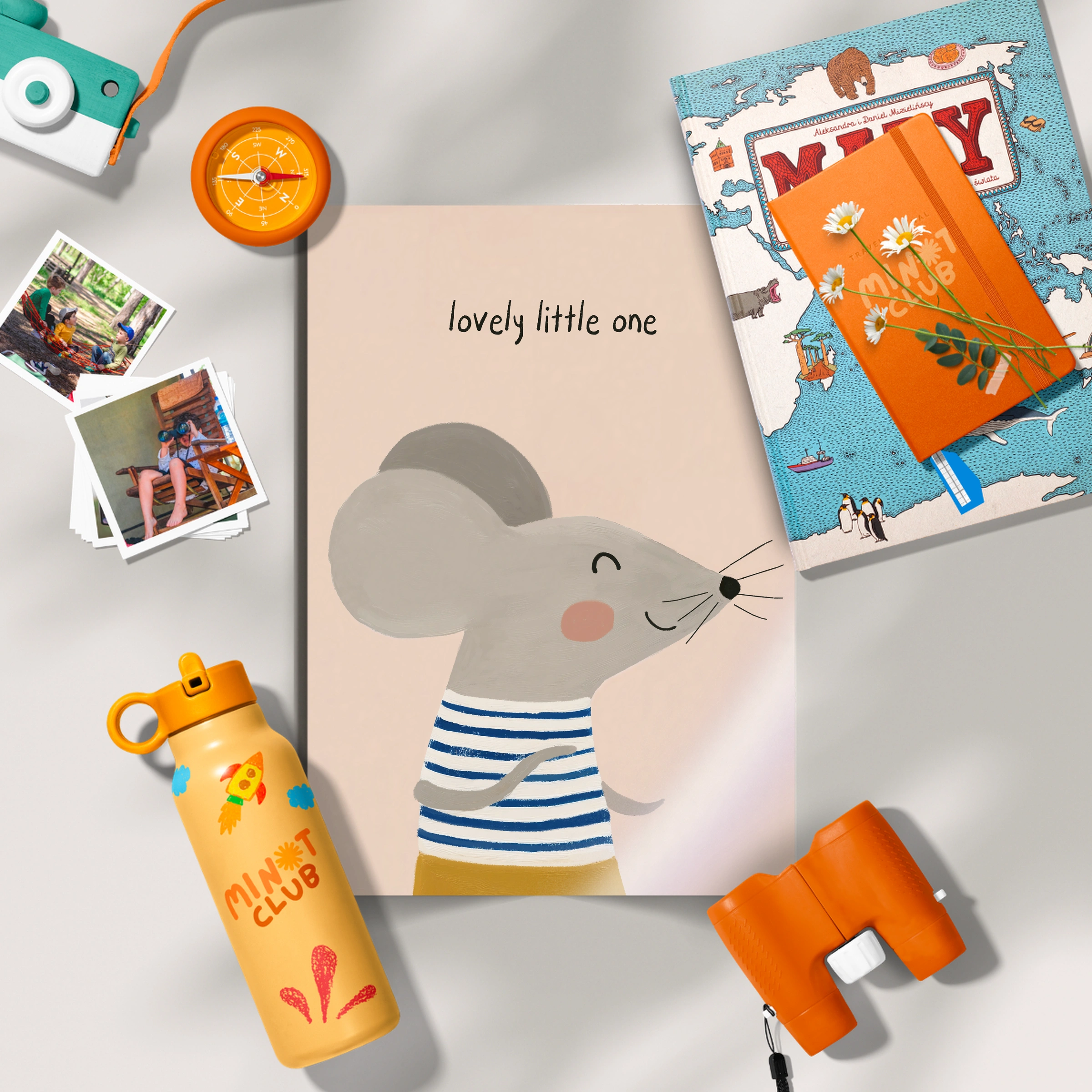 Lovely Little One Mouse Nursery Print