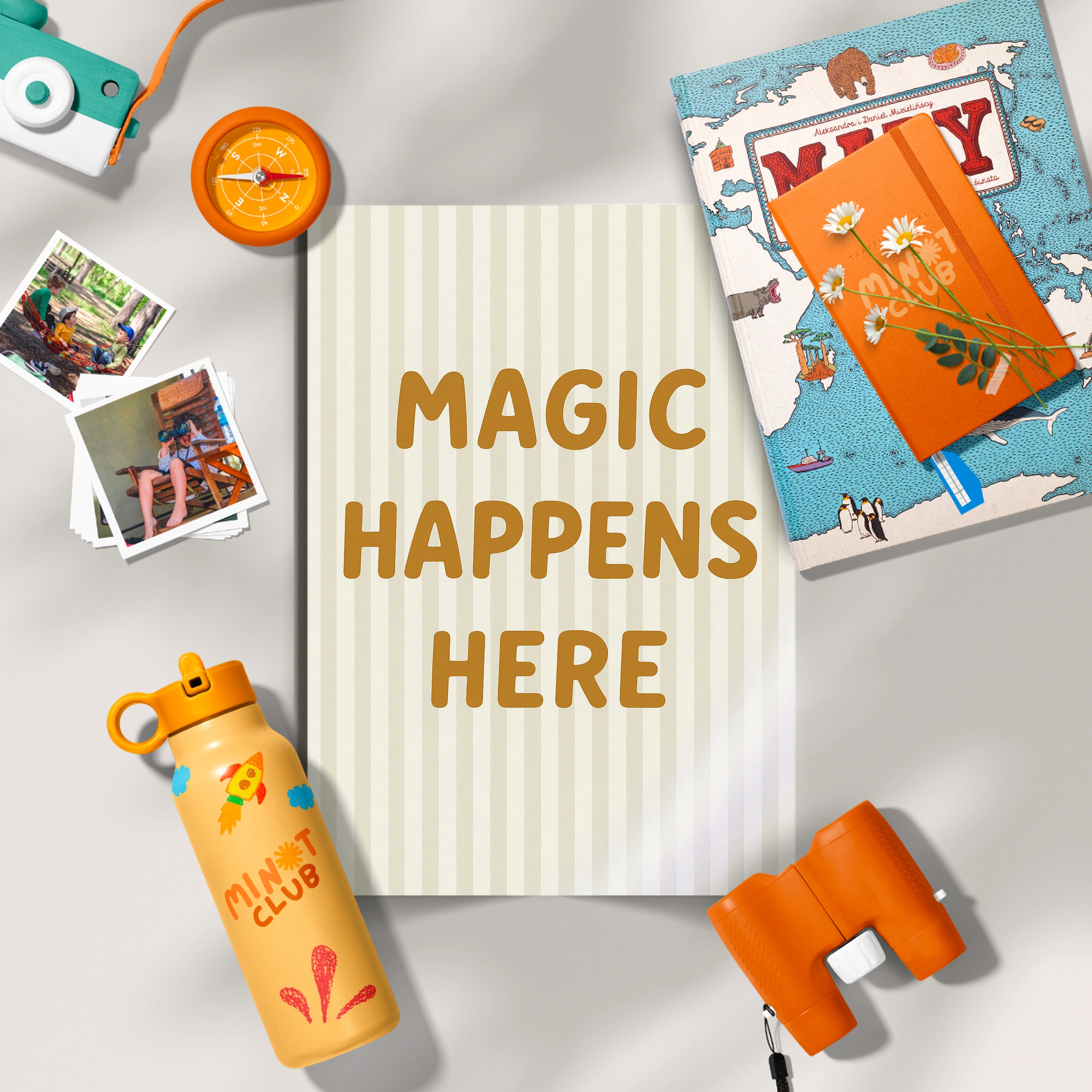 Magic Happens Here Nursery Print