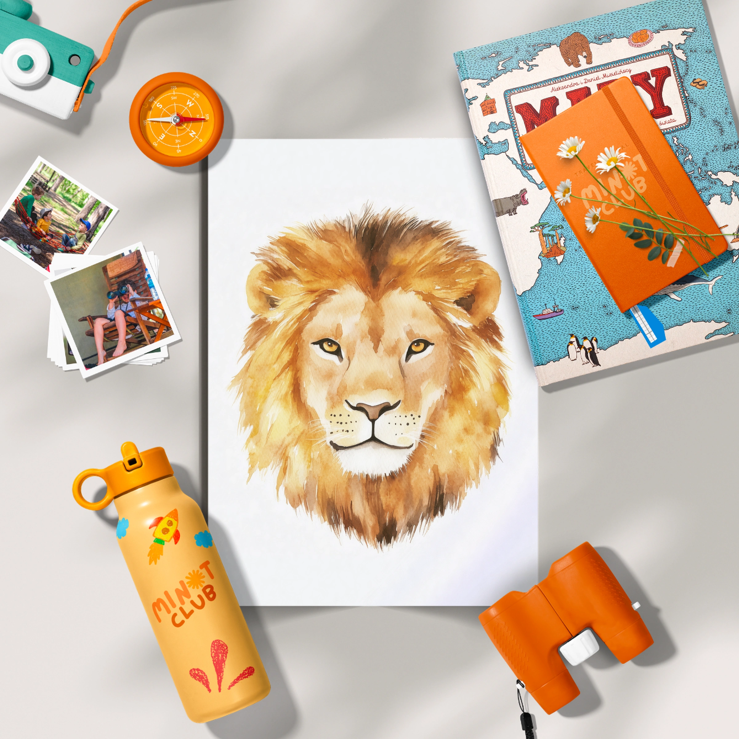 Majestic Lion Nursery Print