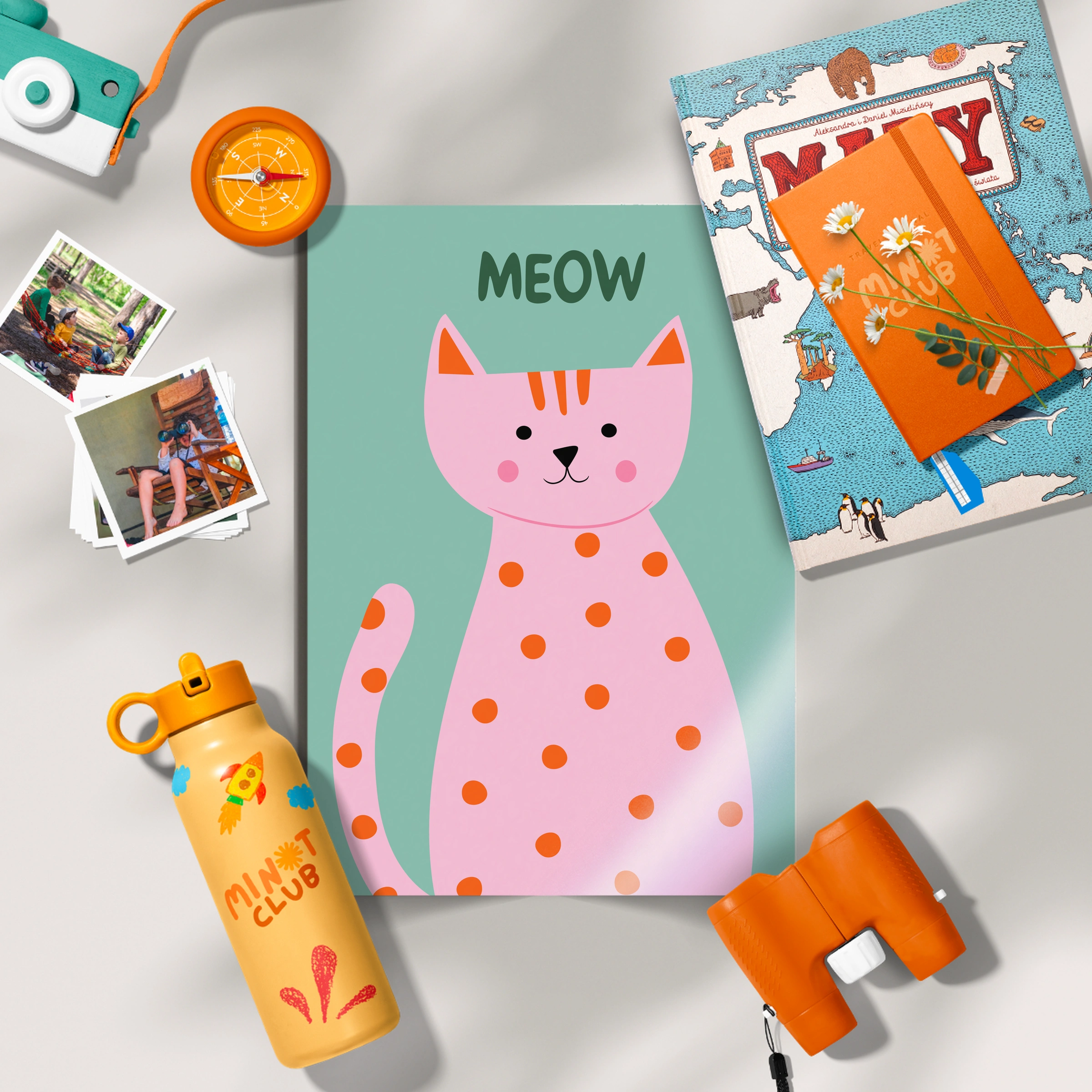 Meow Cat Nursery Print