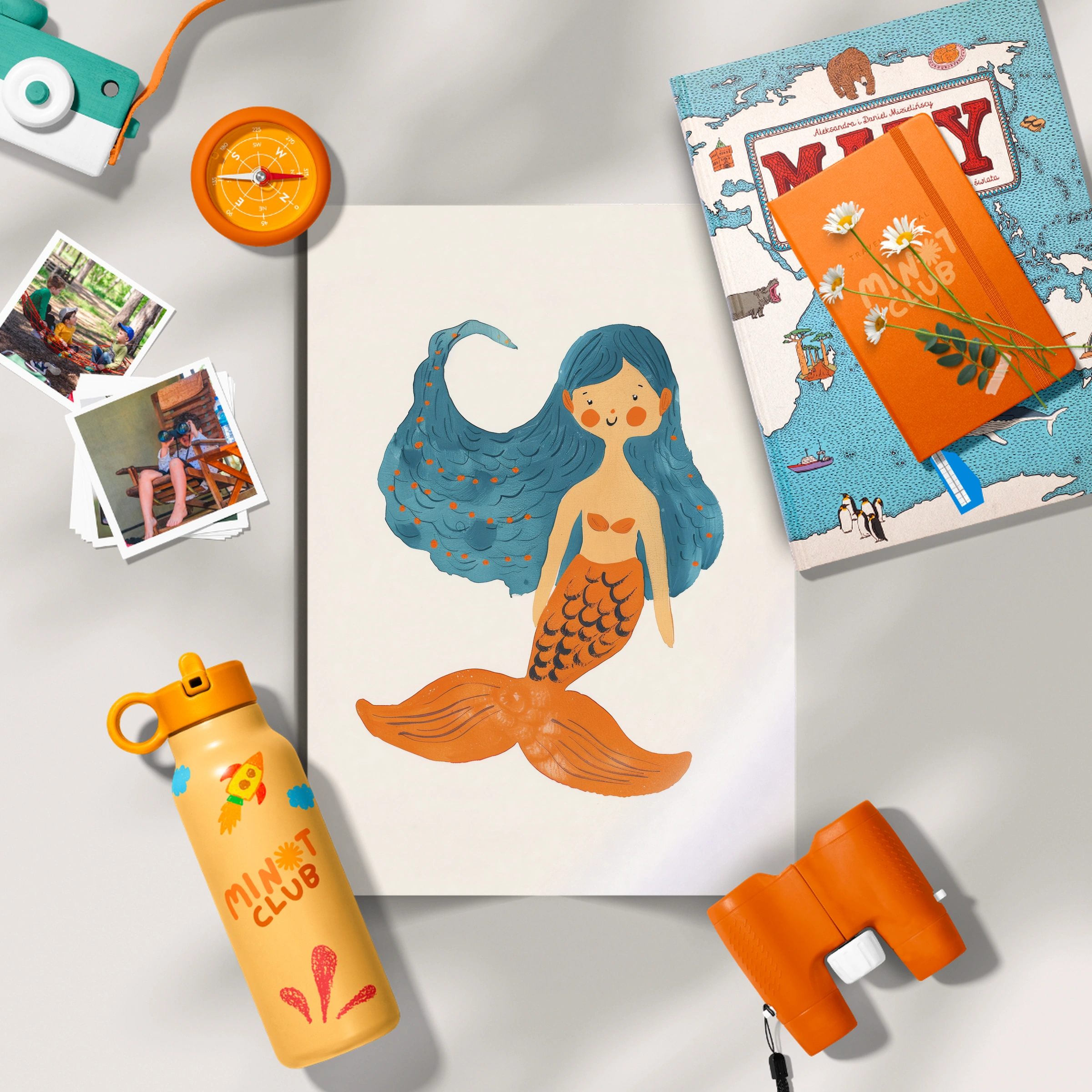 Mermaid Nursery Print