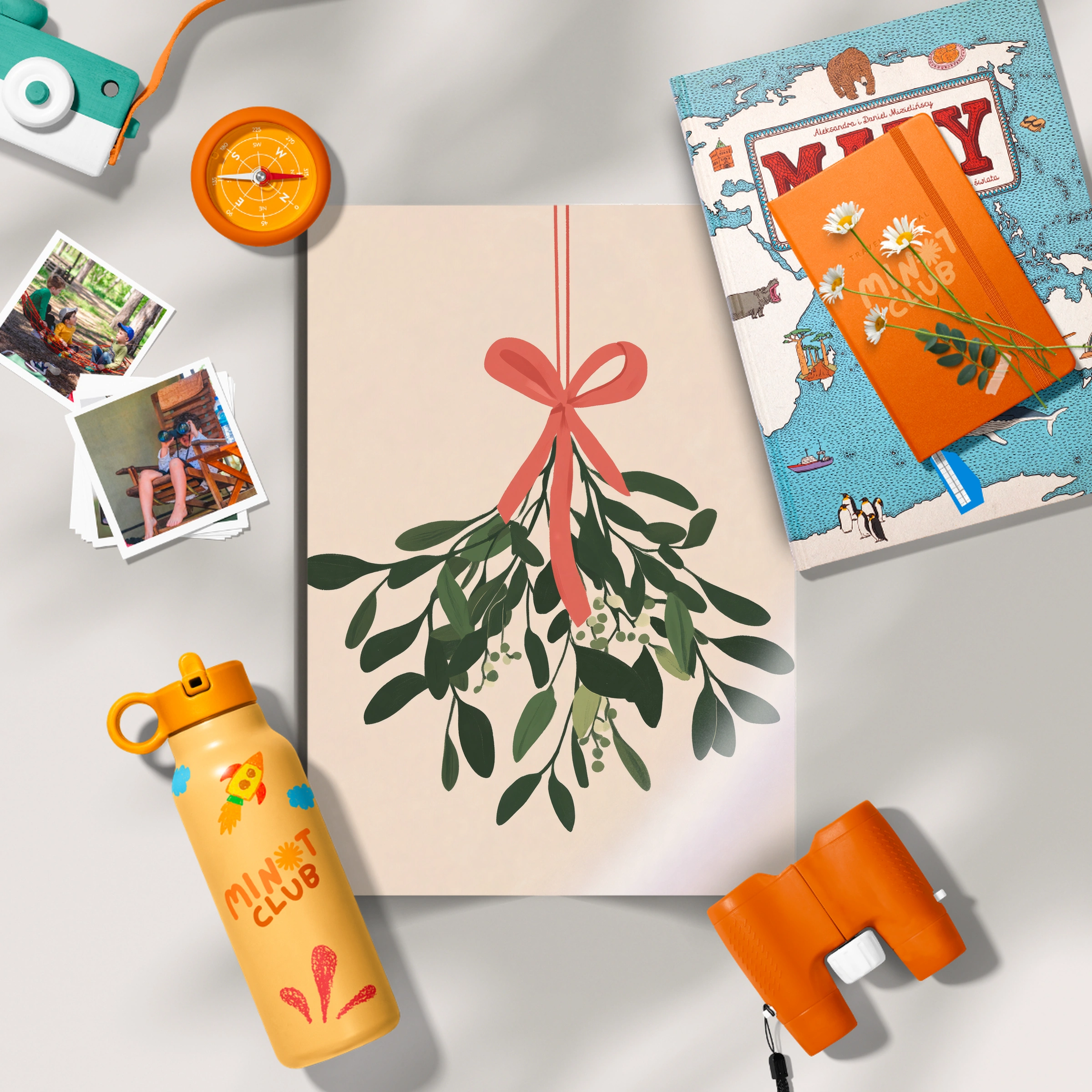 Mistletoe Christmas Print