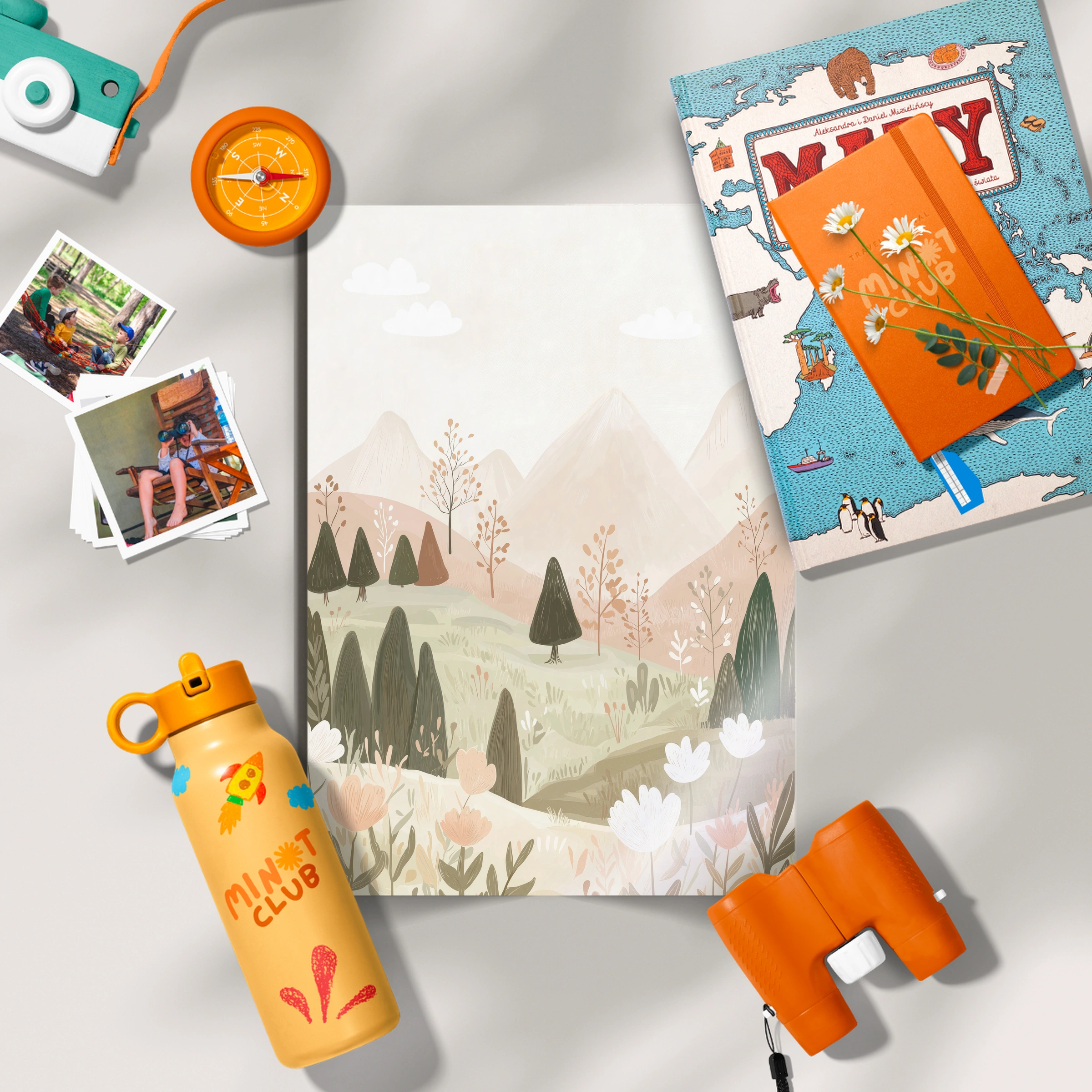 Misty Mountains Nursery Print