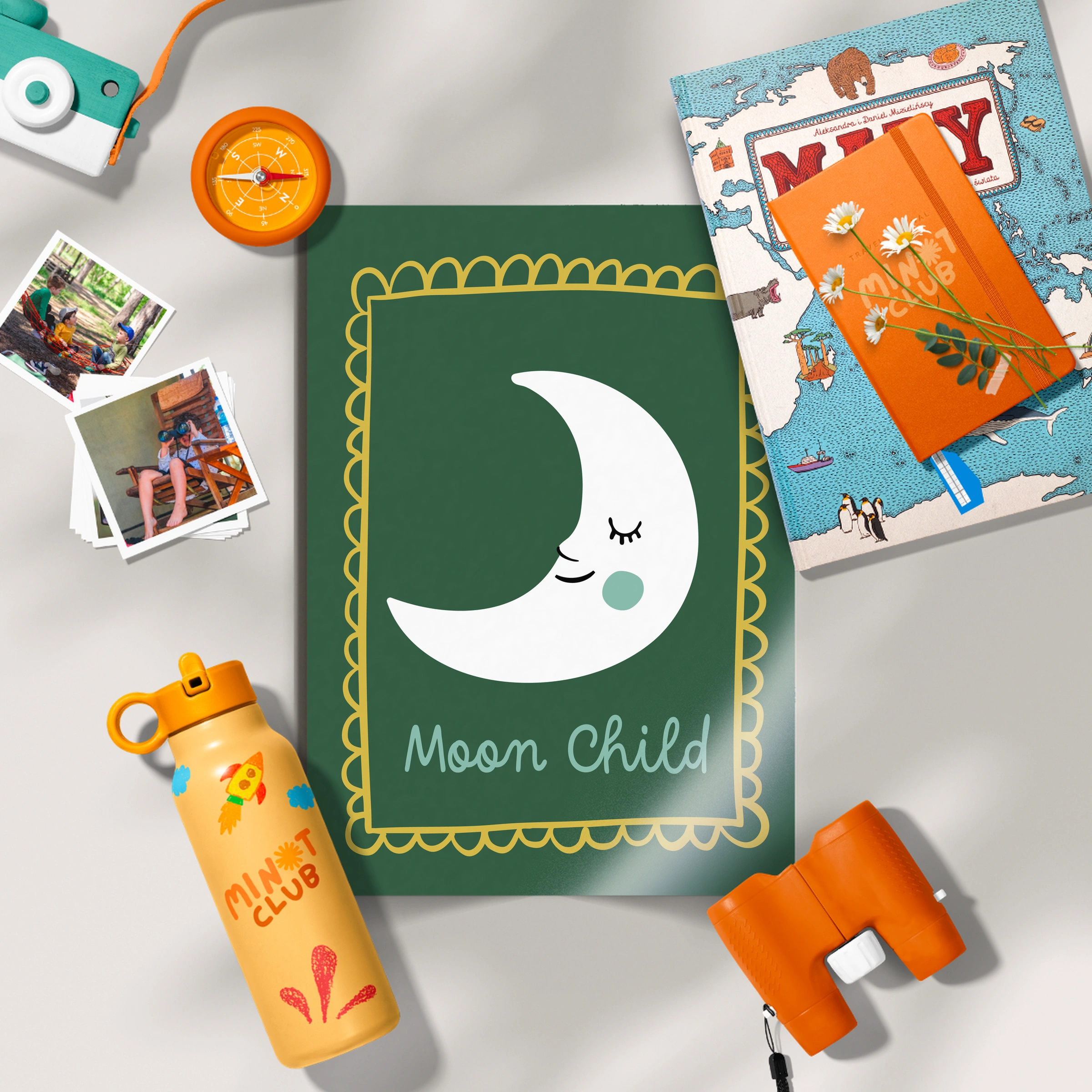 Moon Child Nursery Print