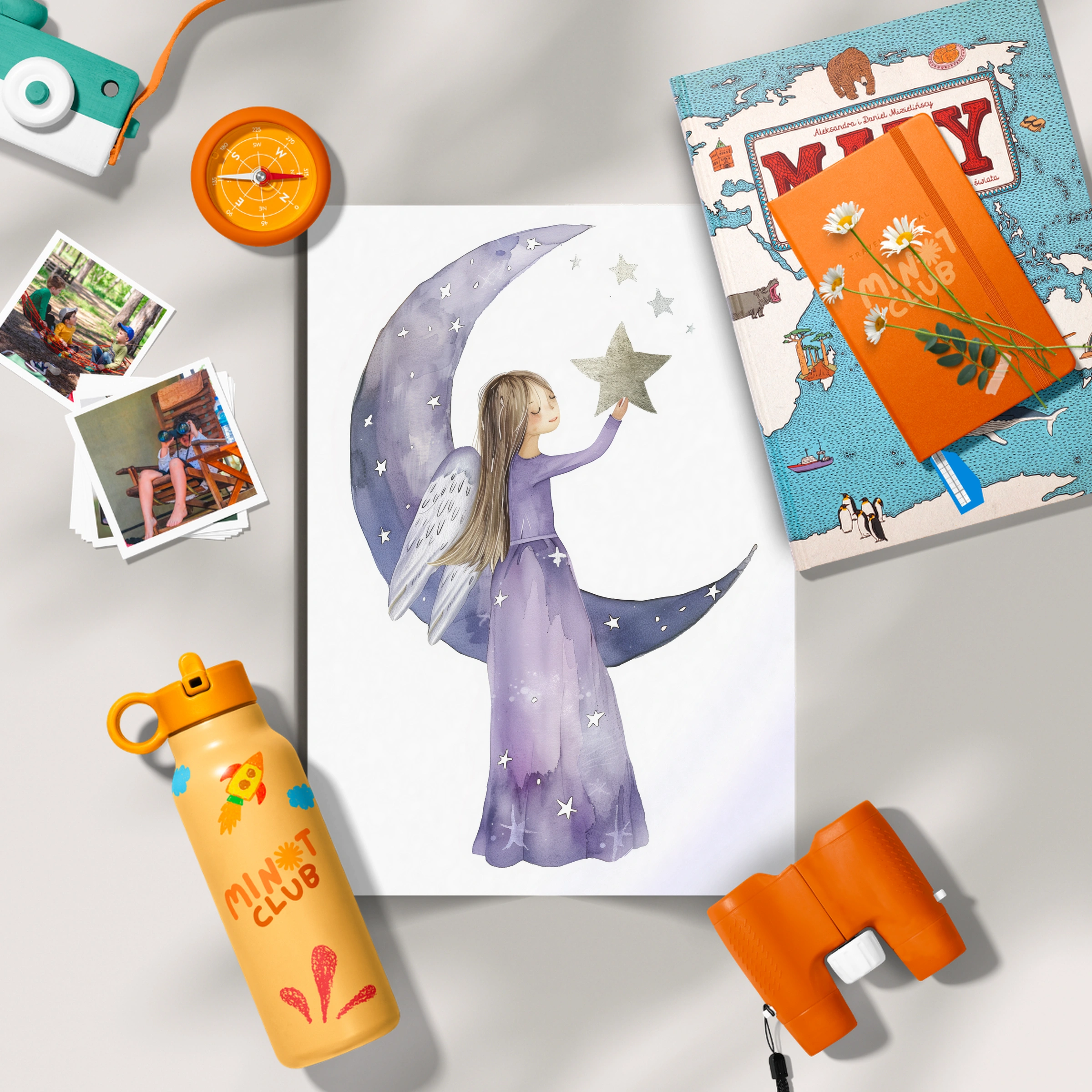 Moon Fairy Nursery Print