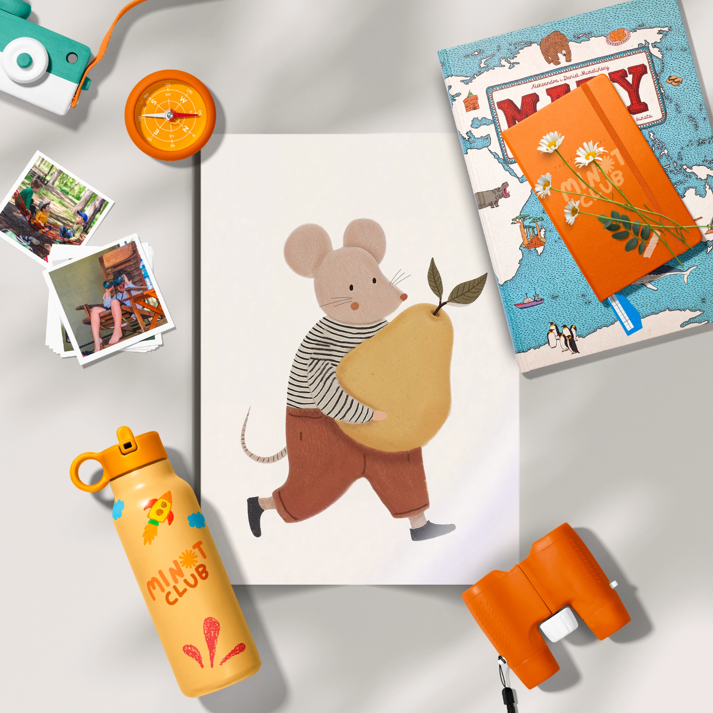 Mouse with an Acorn Nursery Print