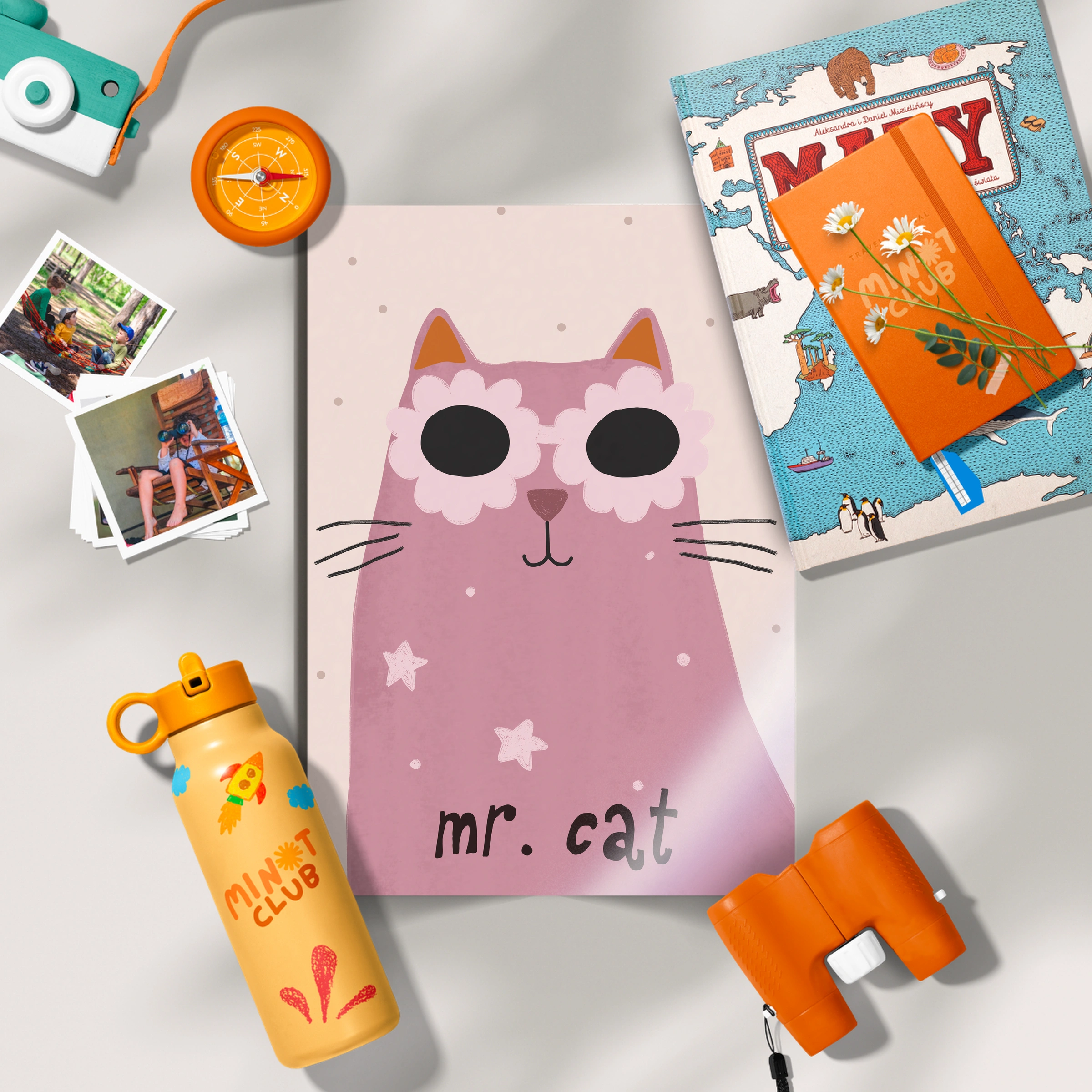 Mr Cat Nursery Print