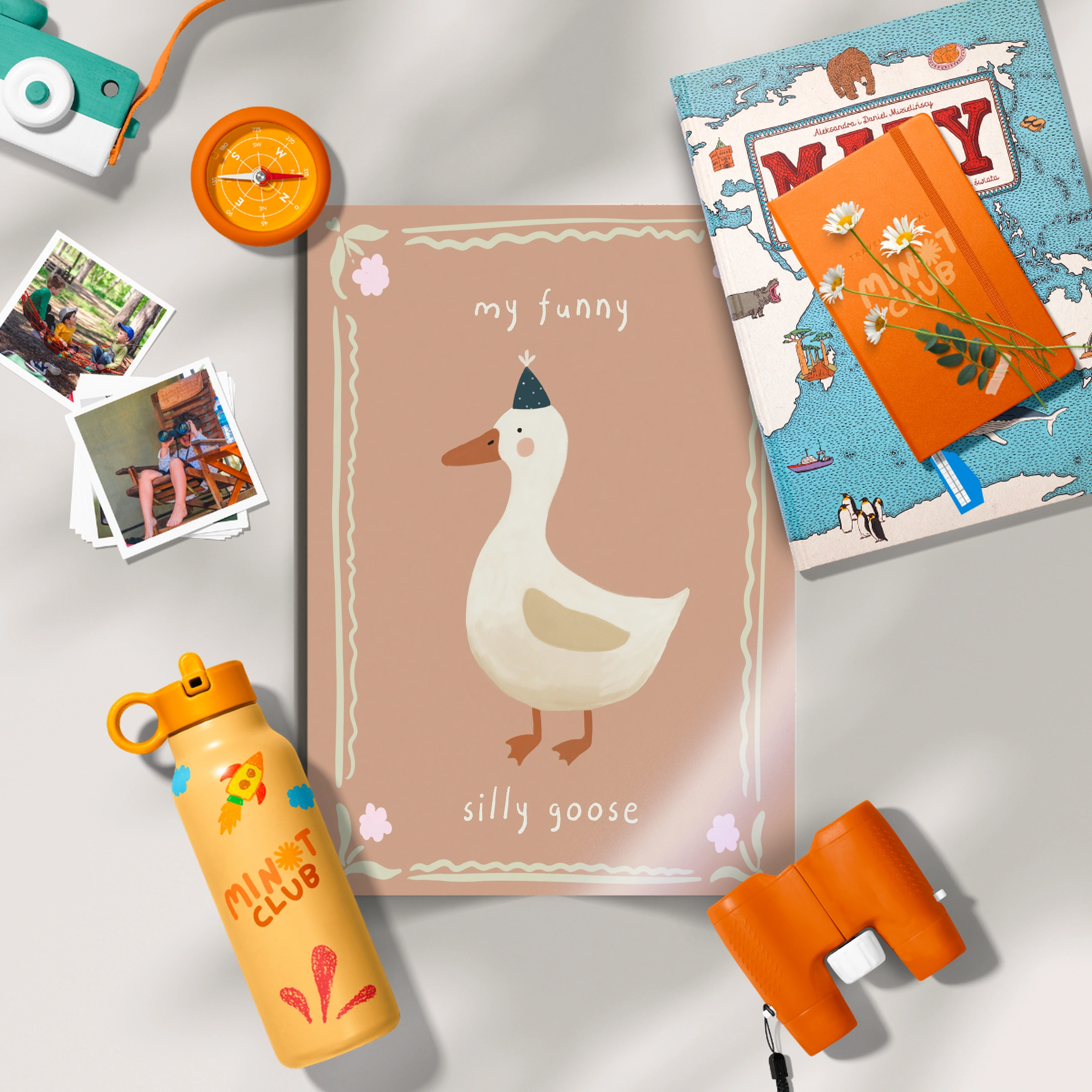 My Funny Silly Goose Nursery Print