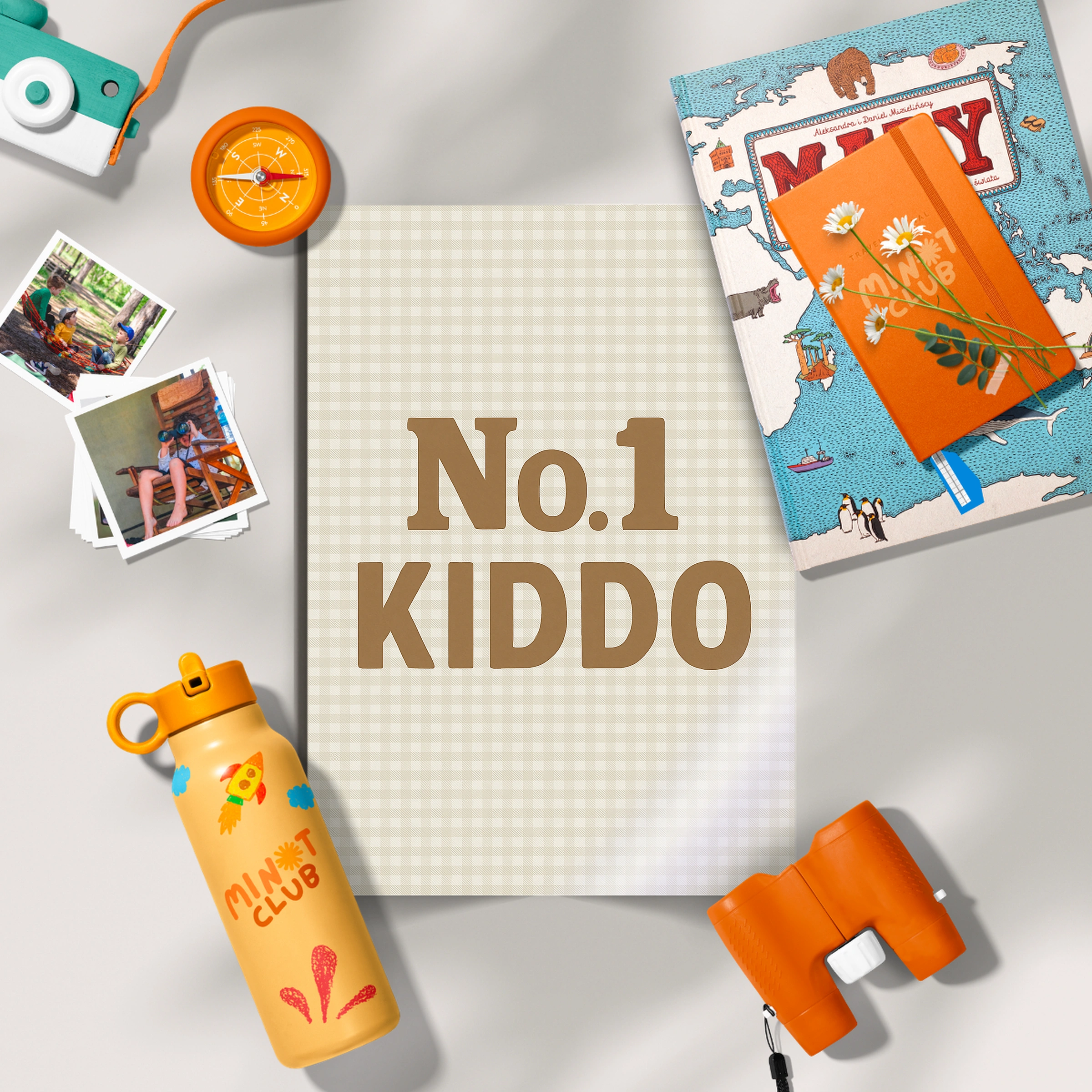 No.1 Kiddo Three Nursery Print