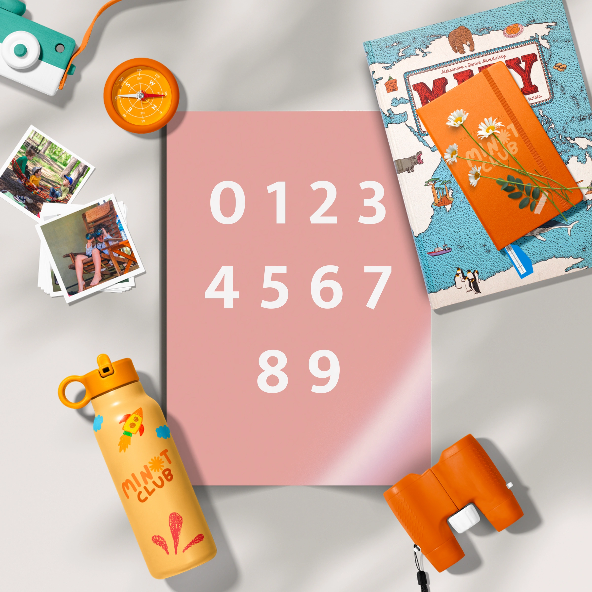 Numbers Chart Nursery Print