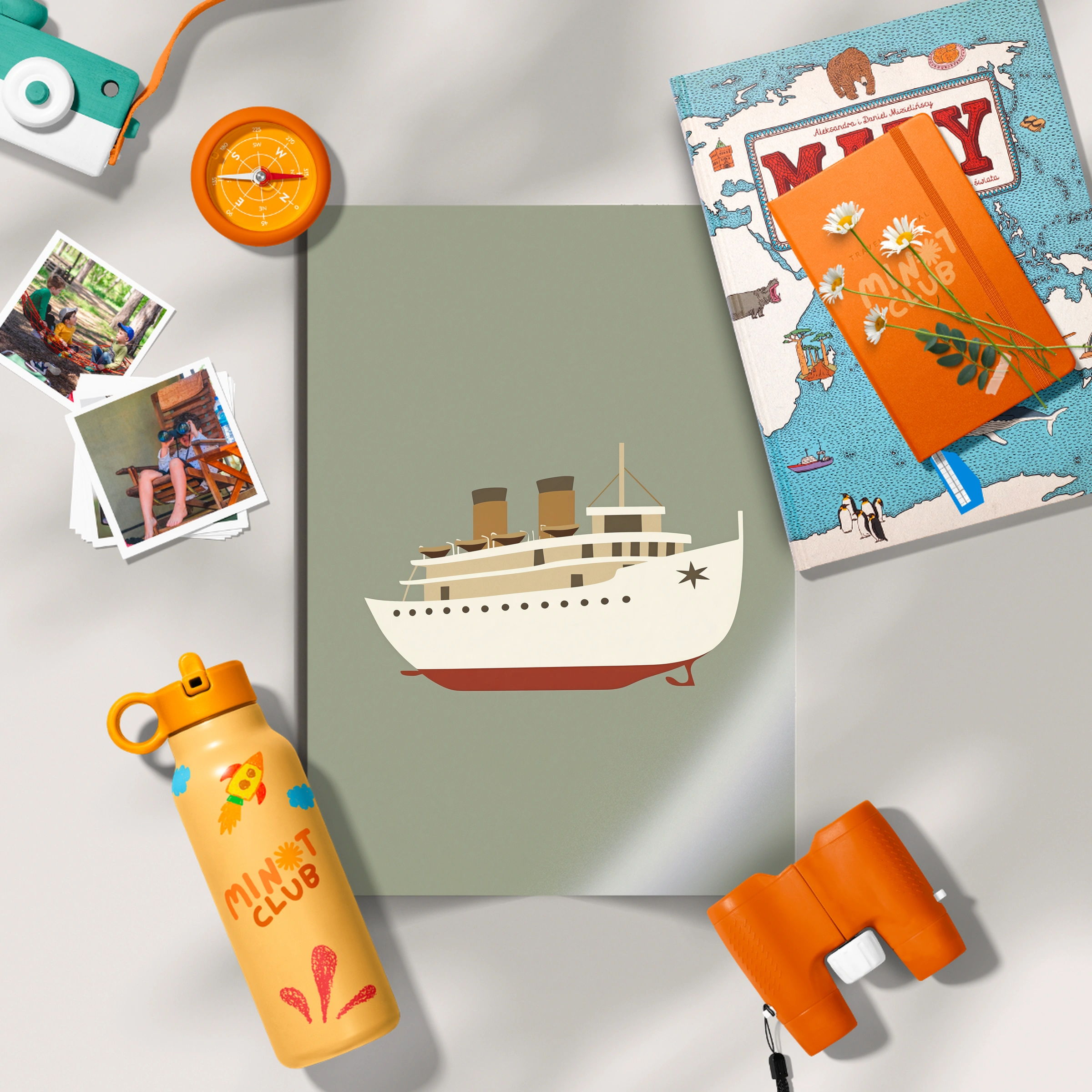 Ocean Liner Ship Nursery Print