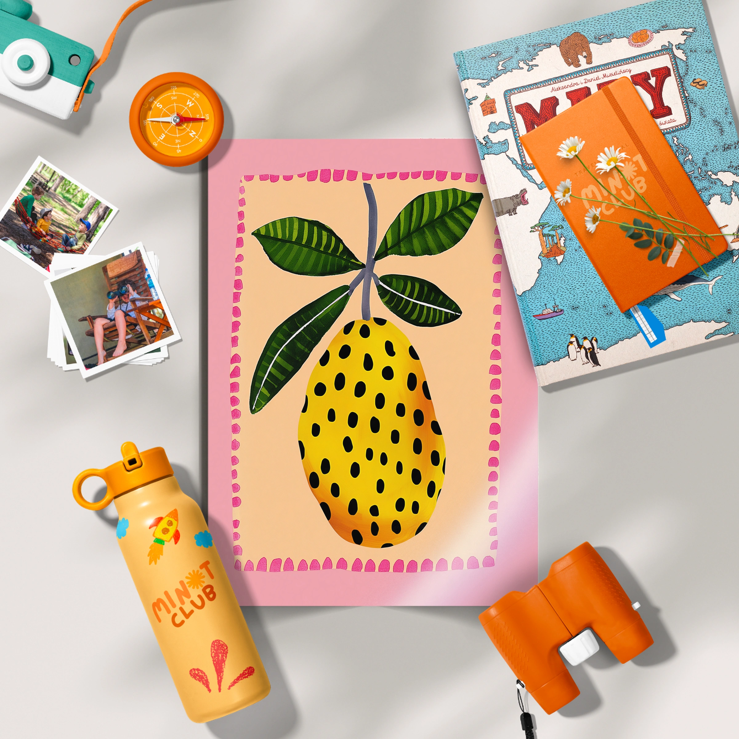 Painted Lemon Nursery Print