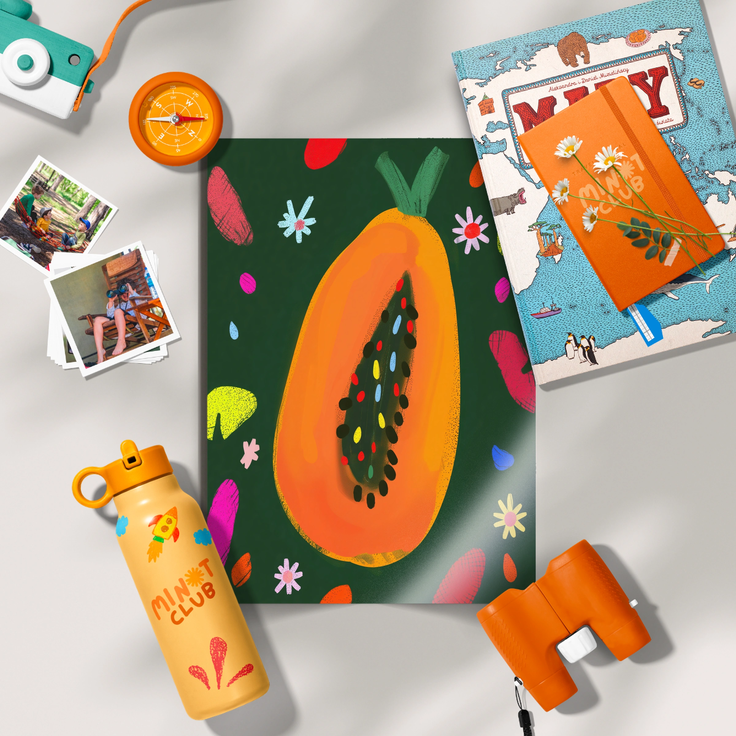 Papaya Nursery Print