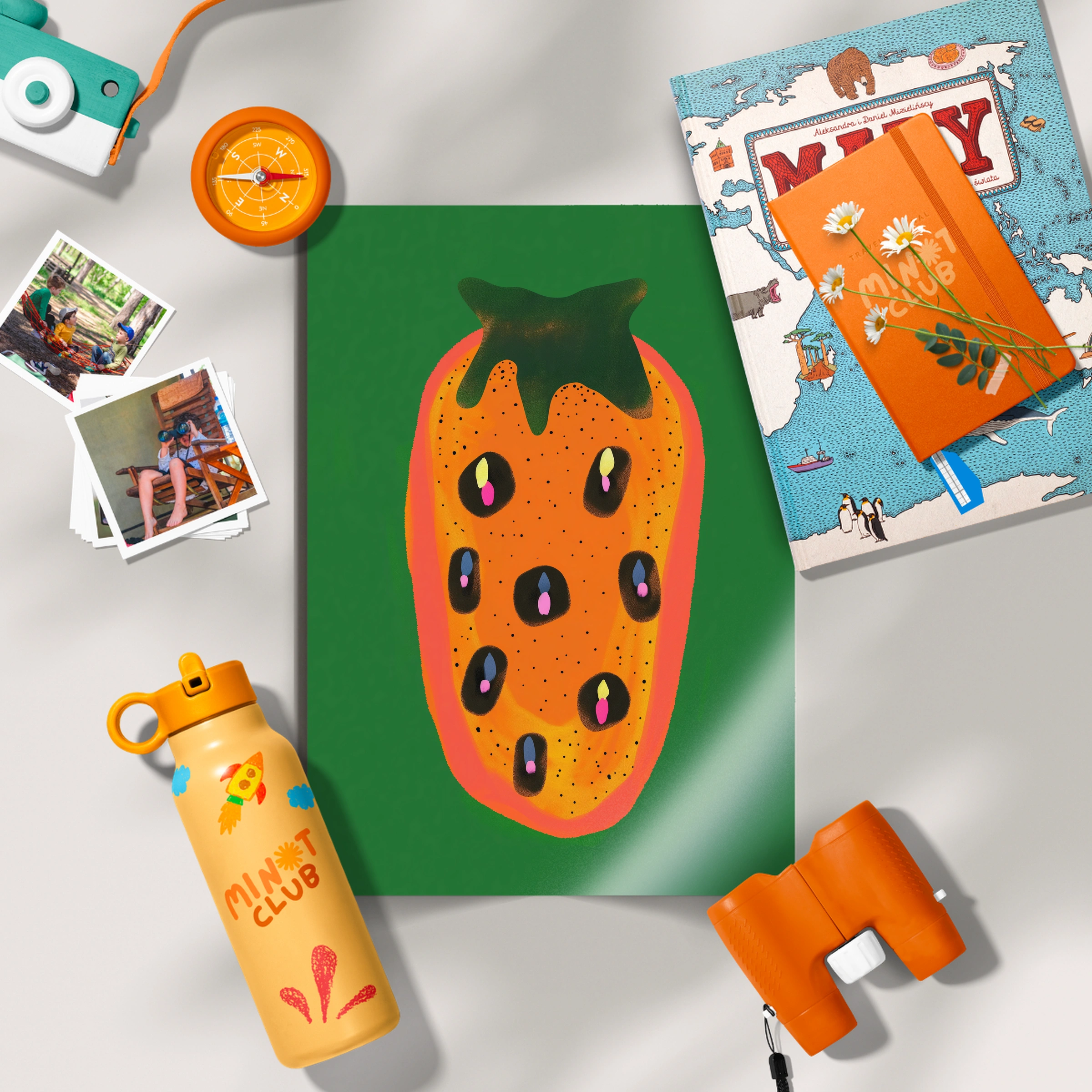 Papaya Nursery Print Two