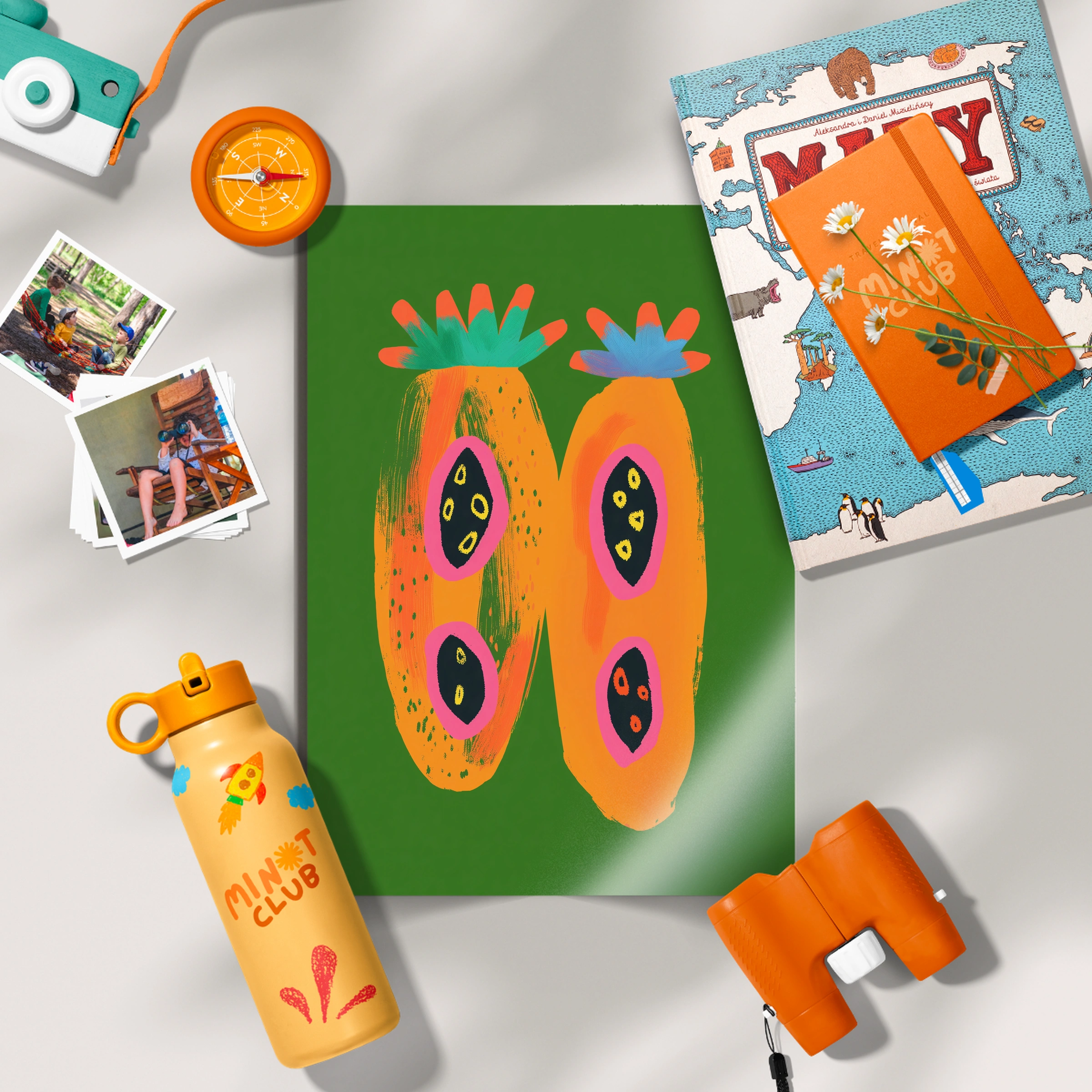 Papayas Nursery Print
