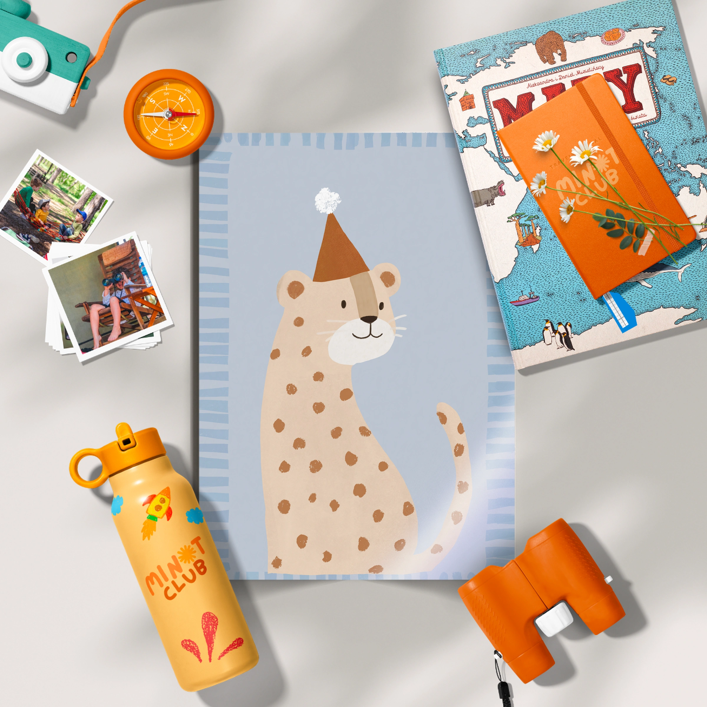 Party Cheetah Nursery Print