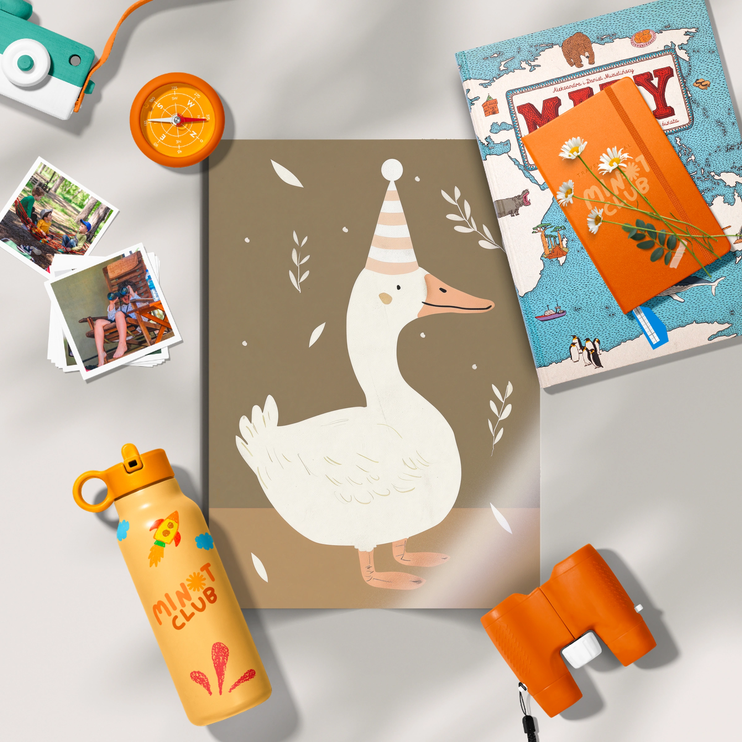 Party Goose Nursery Print