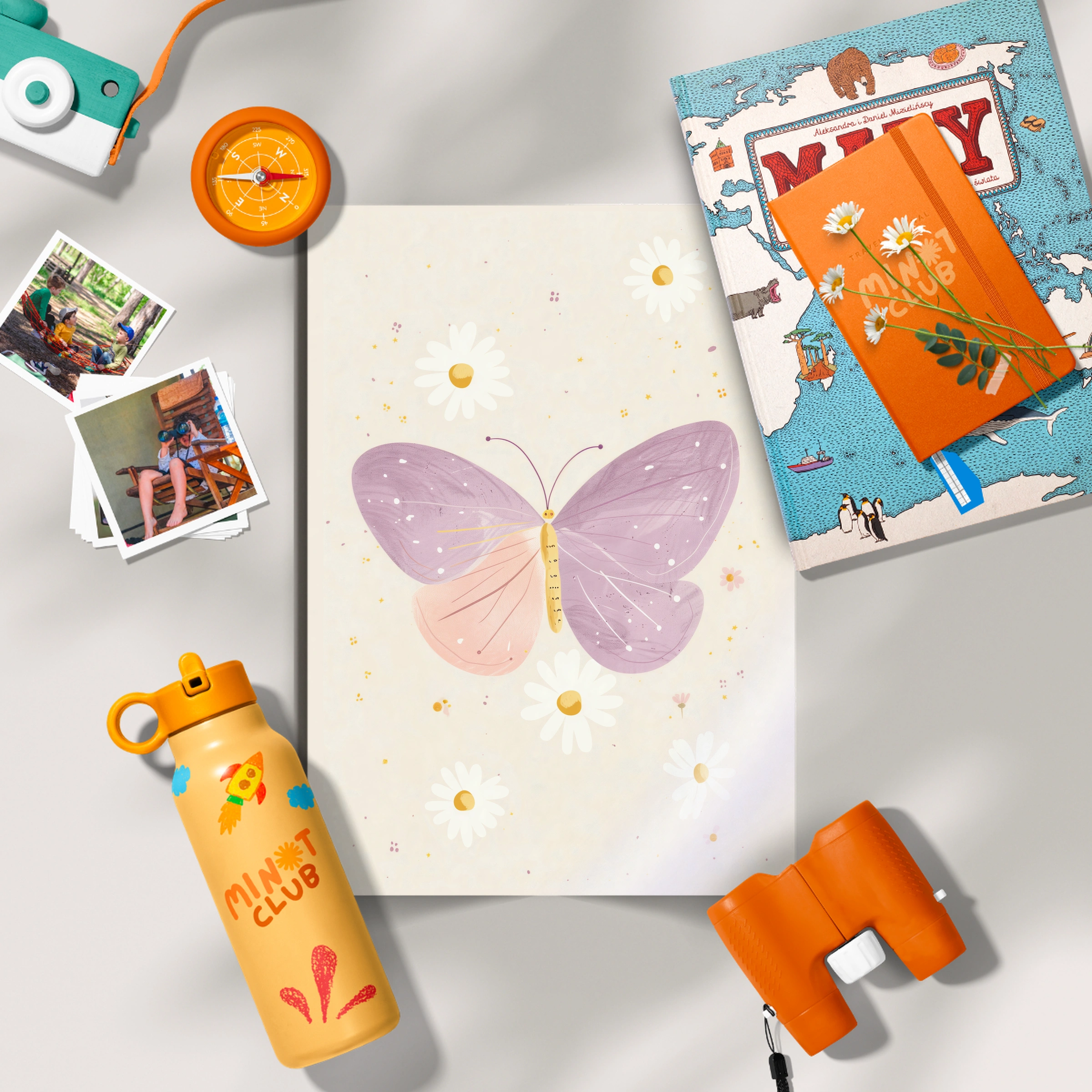 Pastel Butterfly Nursery Print