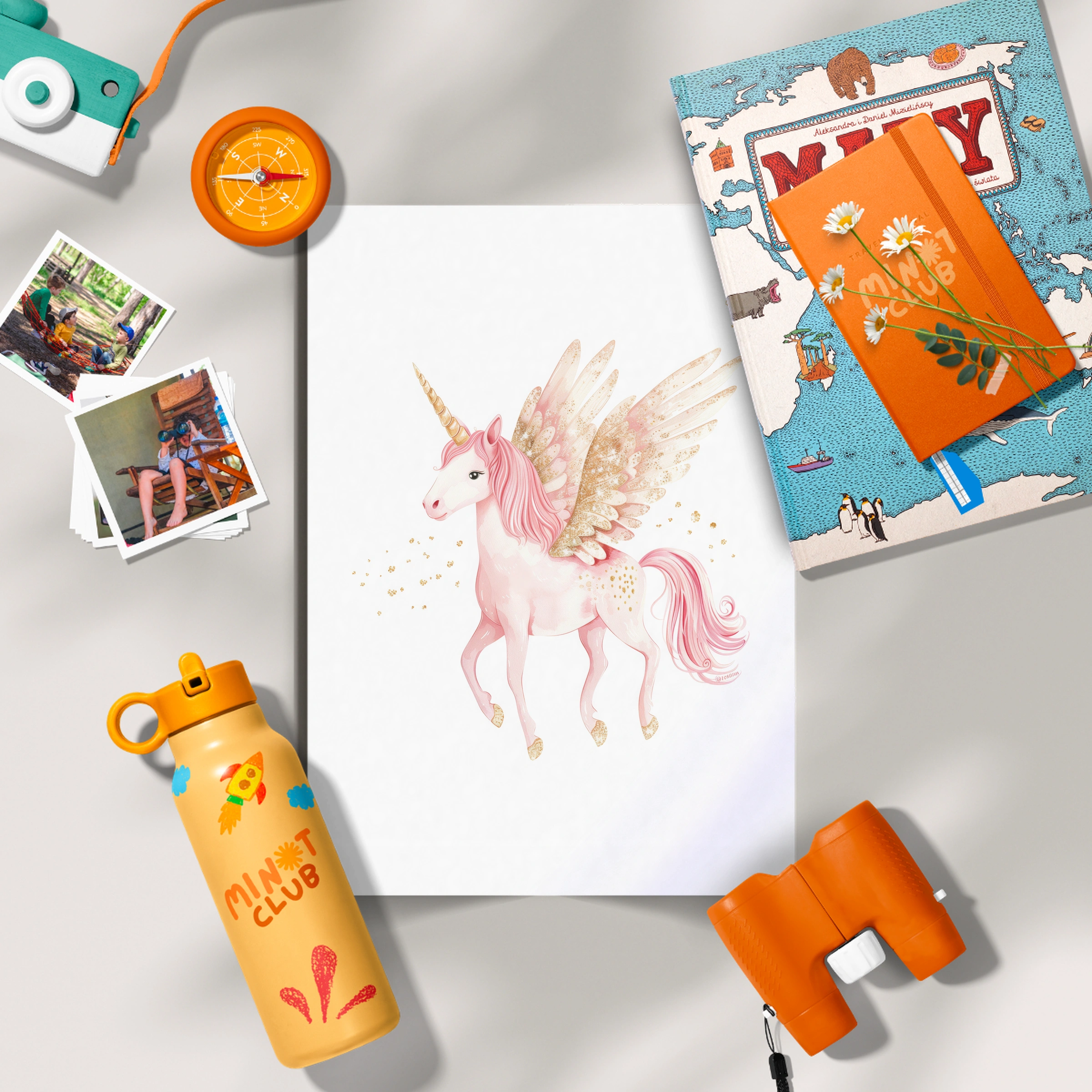 Pegasus Unicorn Nursery Print