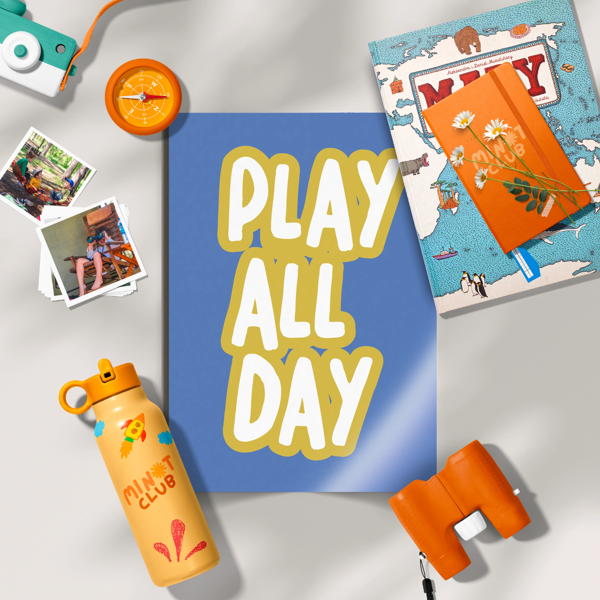 Play All Day Bold Nursery Print