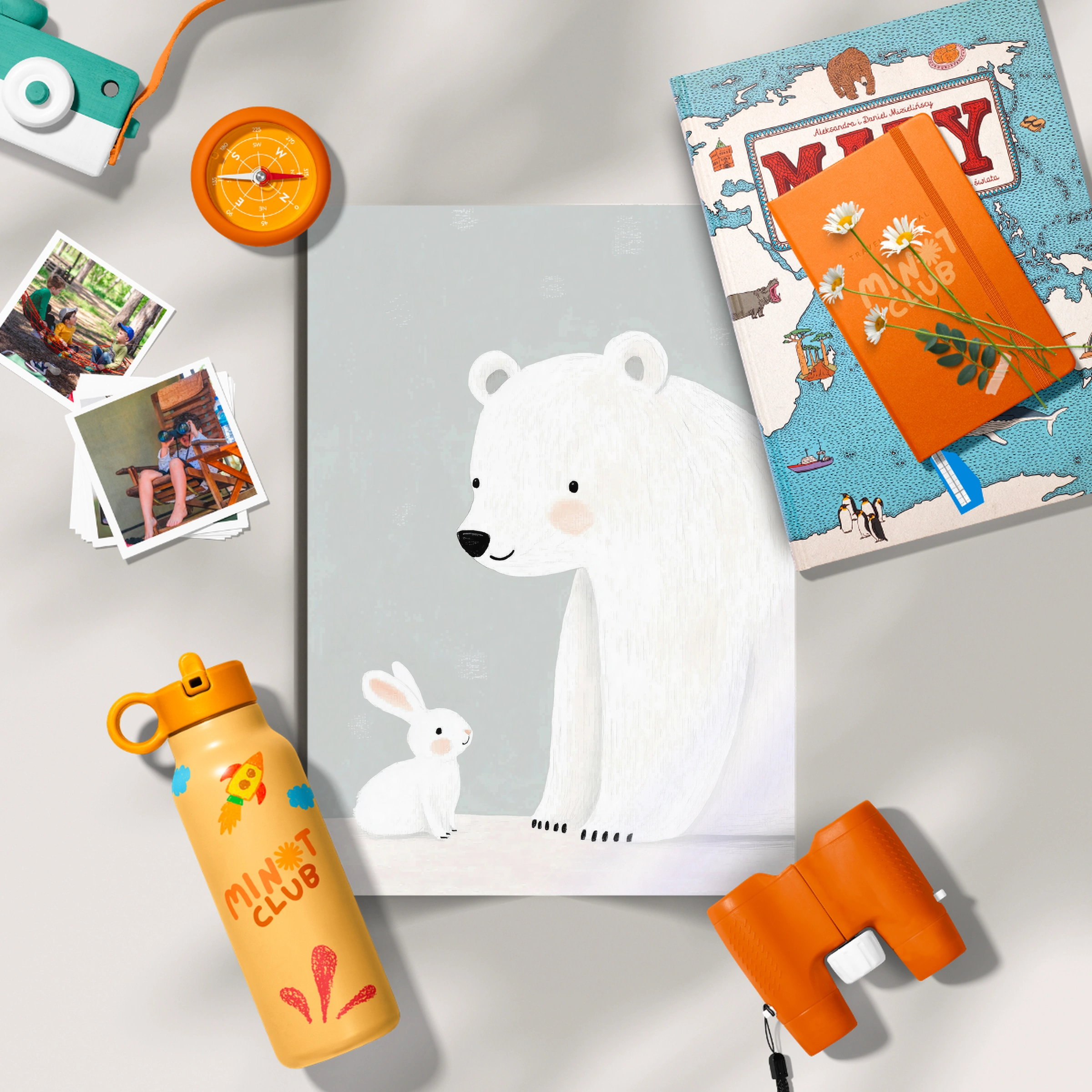 Polar Bear Nursery Print
