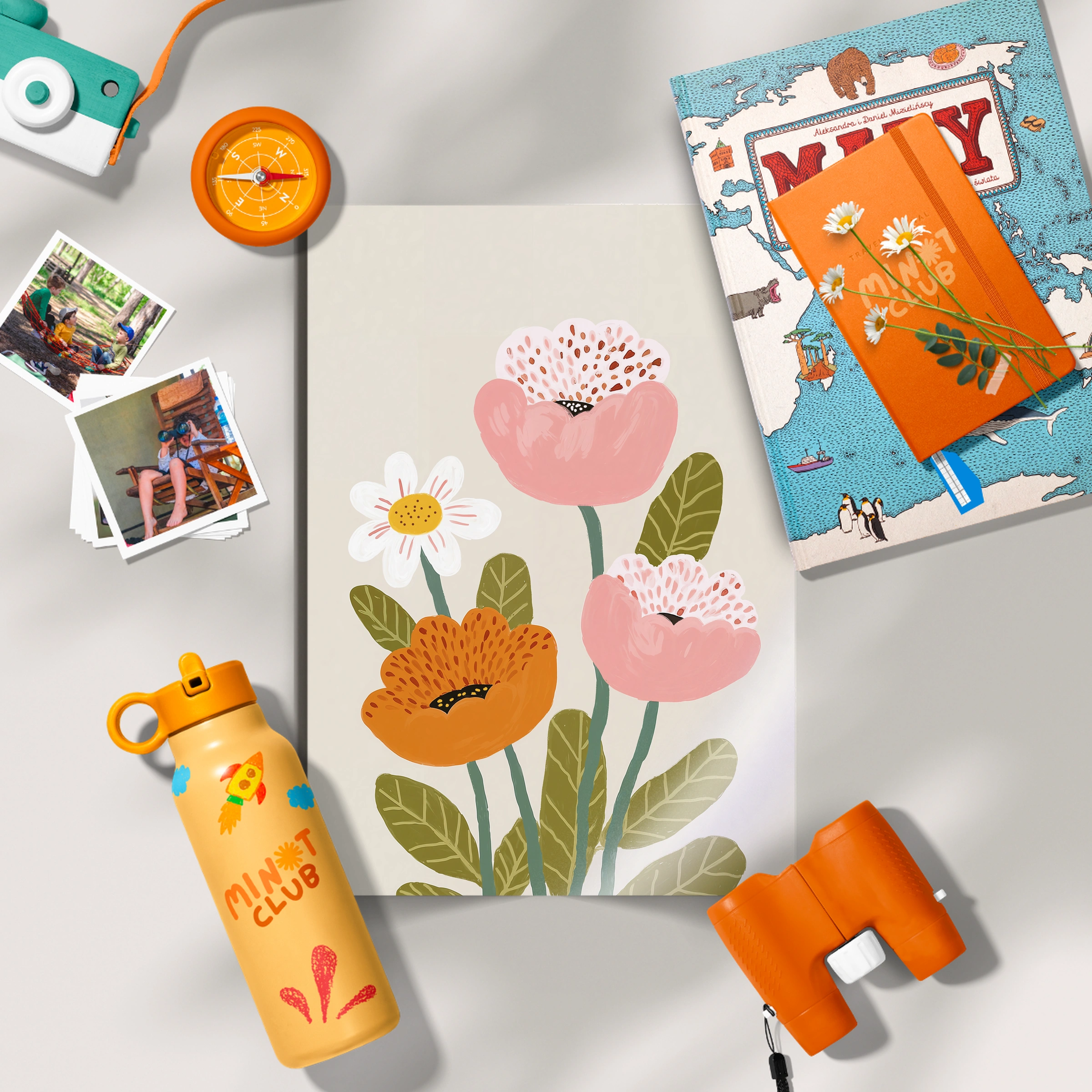 Poppy Blooms Nursery Print